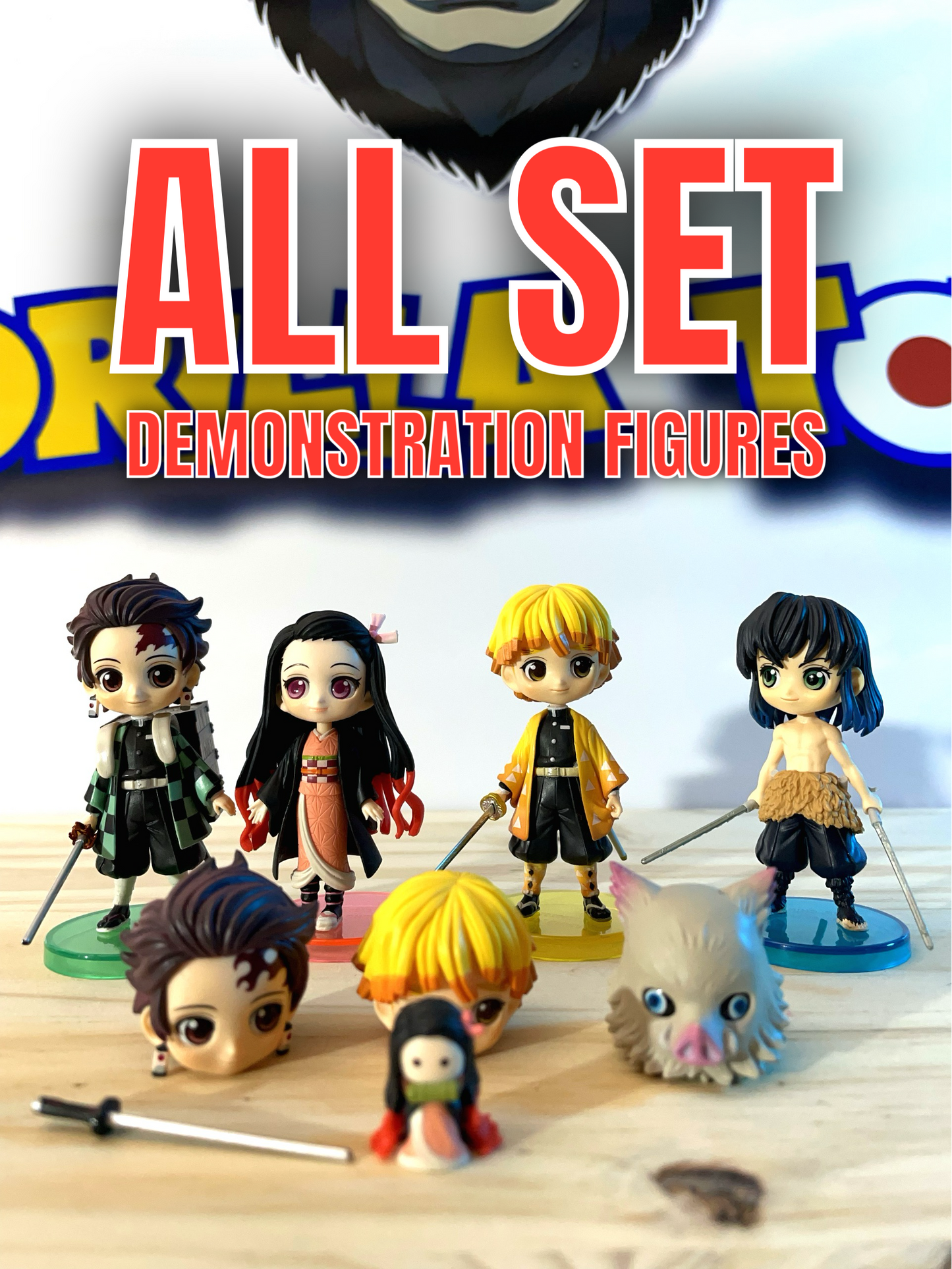 Set de 4 figurines - Qposket petit Special Edition vol.23 - Demon Slayer
