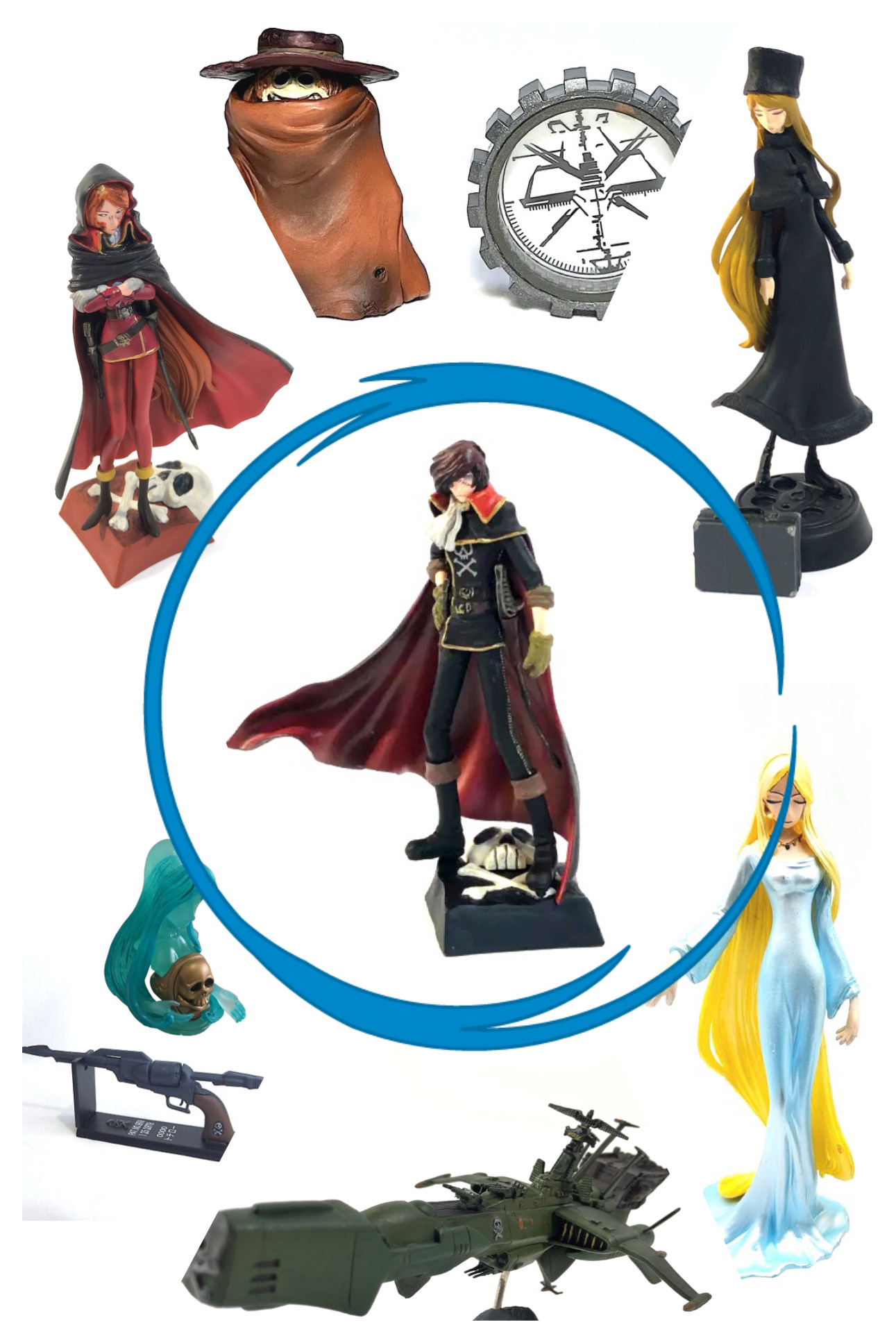 HARLOCK - 20th Century Cartoonist Collection - Albator / Galaxy Express 999