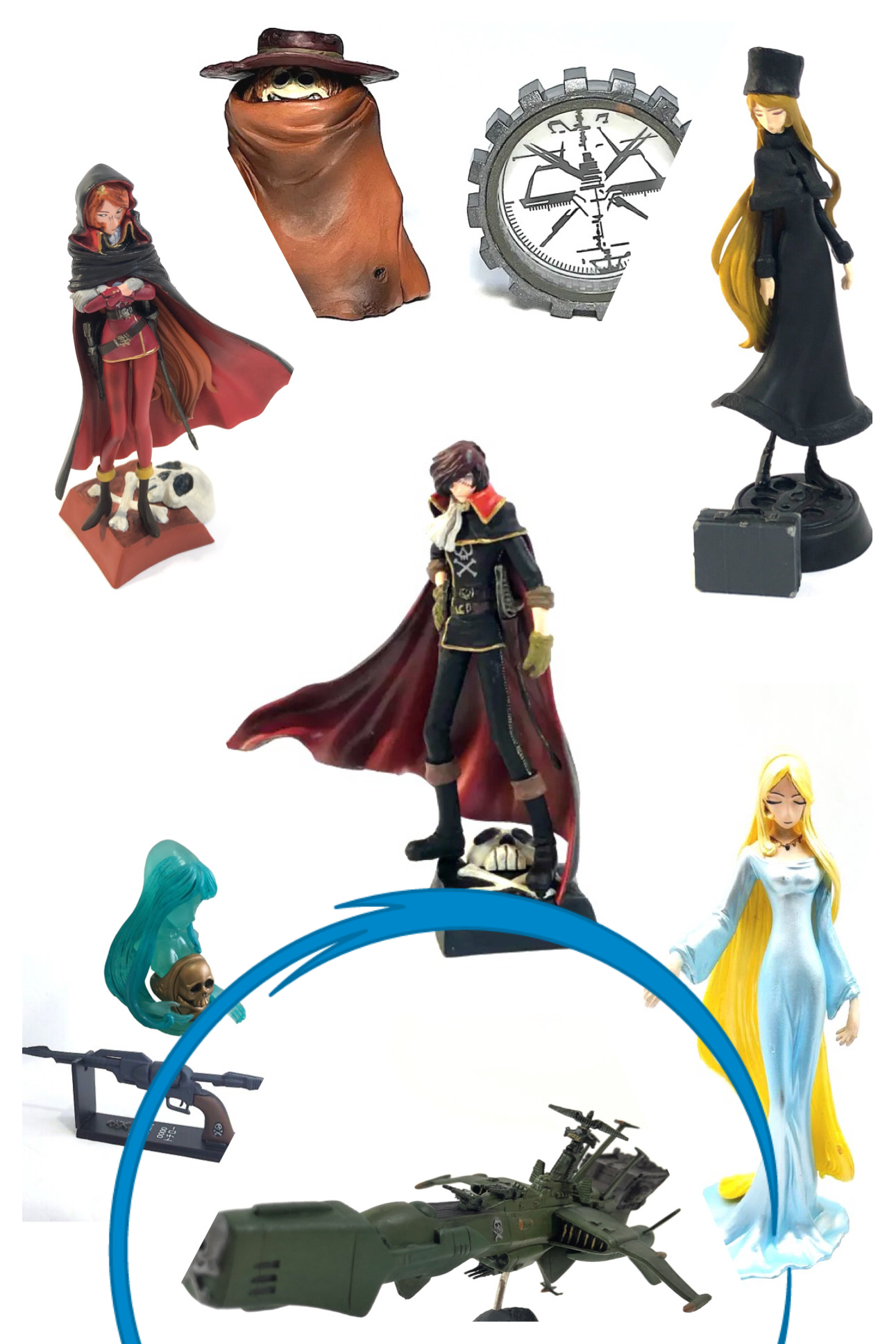 ARCADIA - 20th Century Cartoonist Collection - Albator / Galaxy Express 999