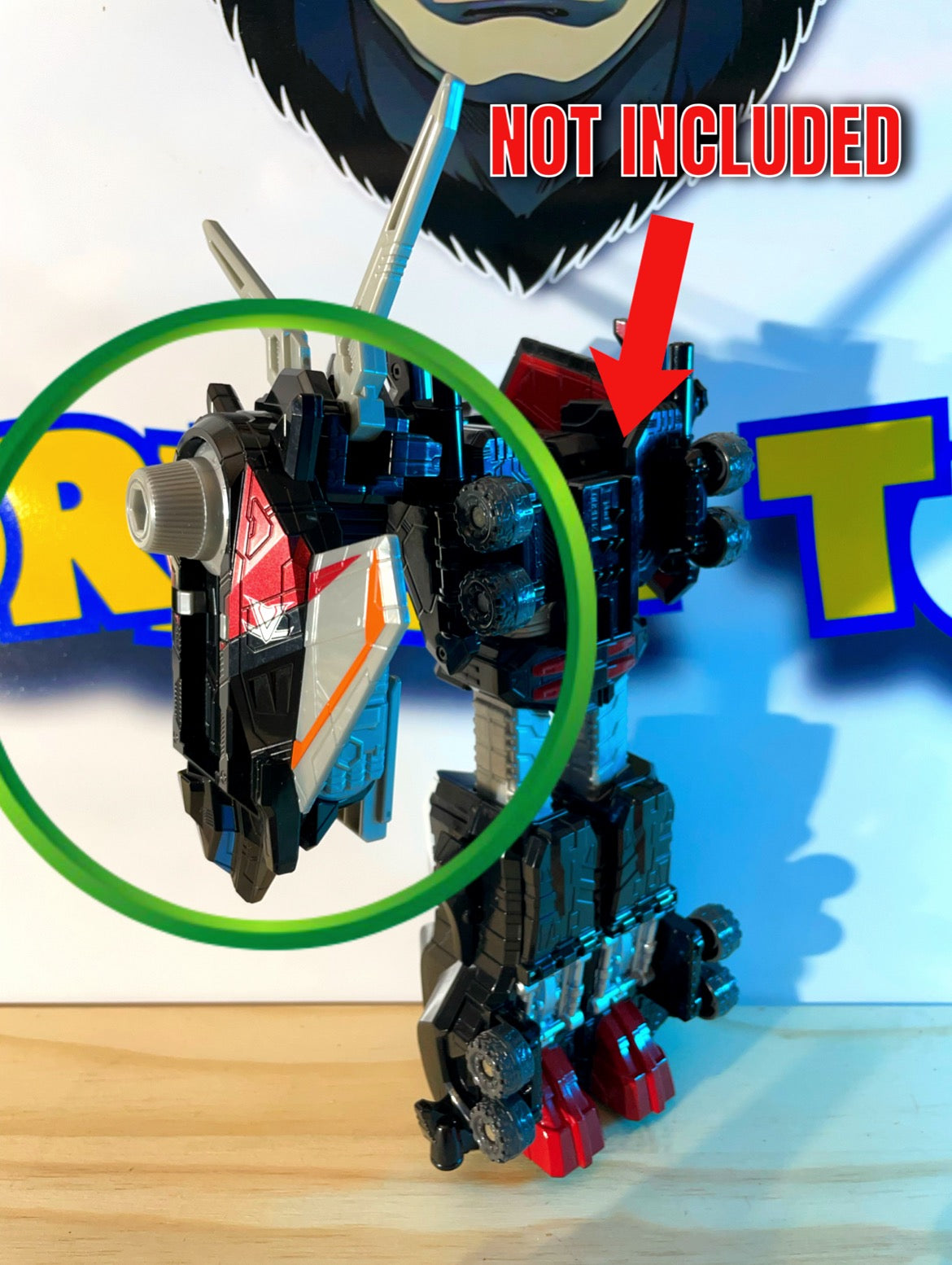 Lot x2 Bots DX Patkaiser Megazord - Lupinranger VS Patranger - Power Rangers