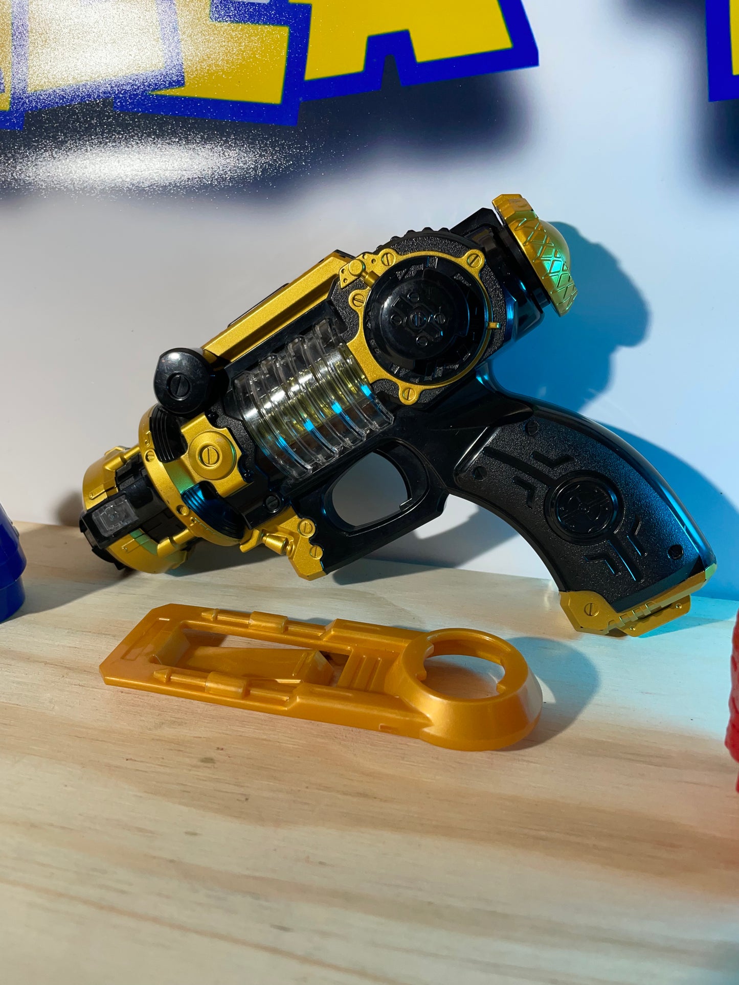 DX TENSOU SENTAI GOSEIGER GOSEI BLASTER & GOSE + VULCAN HEADDER - Power Rangers