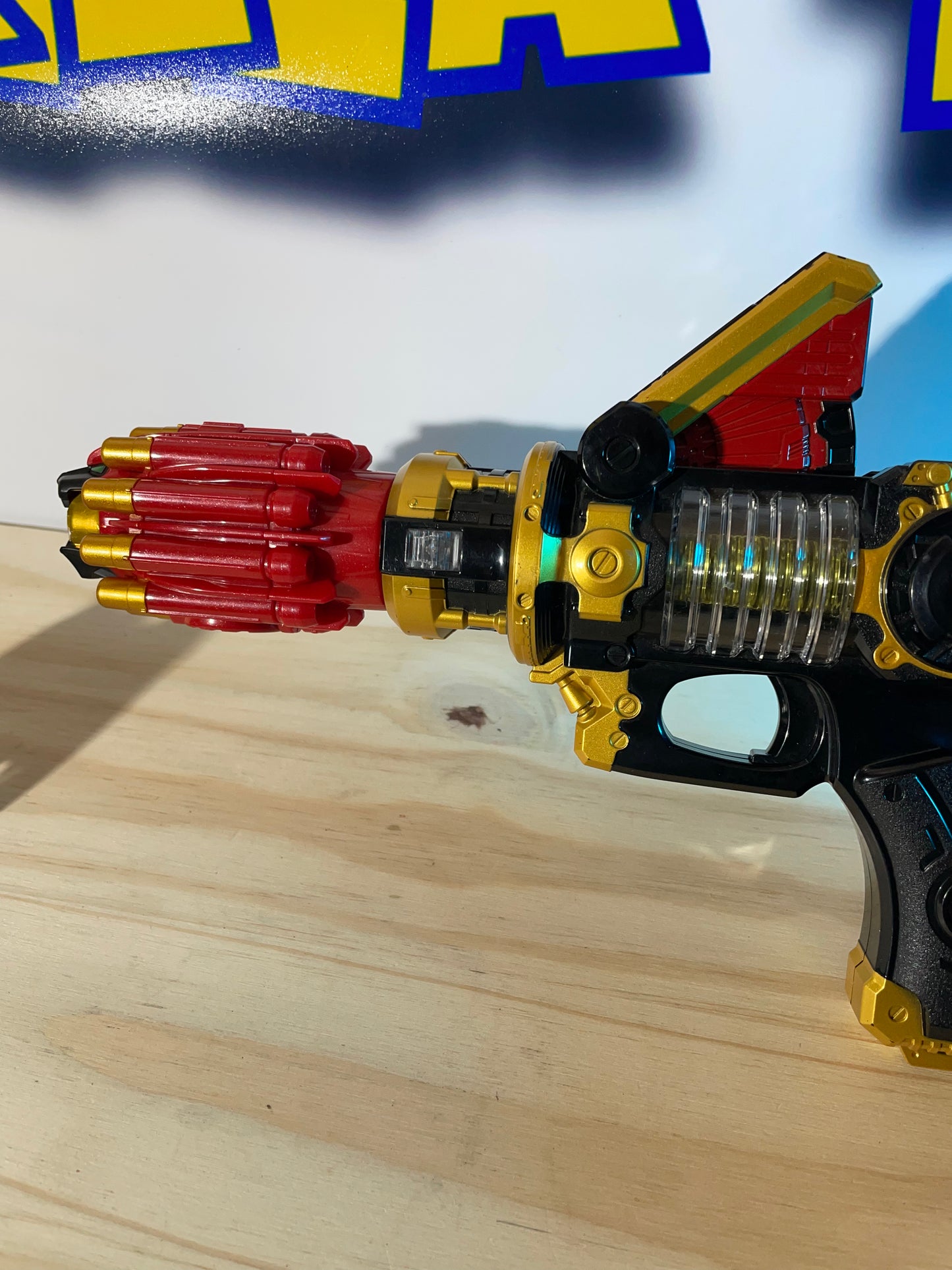 DX TENSOU SENTAI GOSEIGER GOSEI BLASTER & GOSE + VULCAN HEADDER - Power Rangers