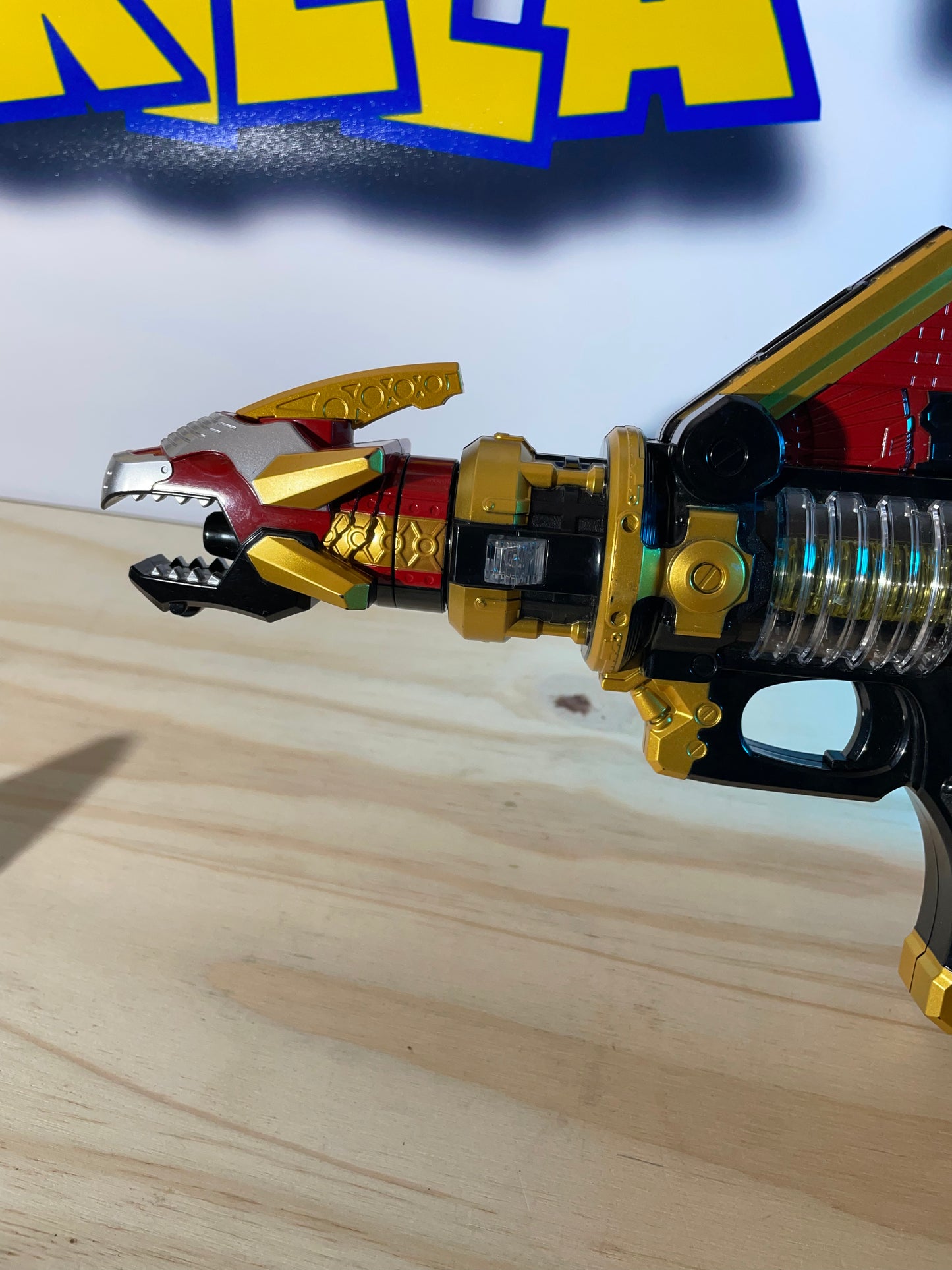 DX TENSOU SENTAI GOSEIGER GOSEI BLASTER & GOSE + VULCAN HEADDER - Power Rangers