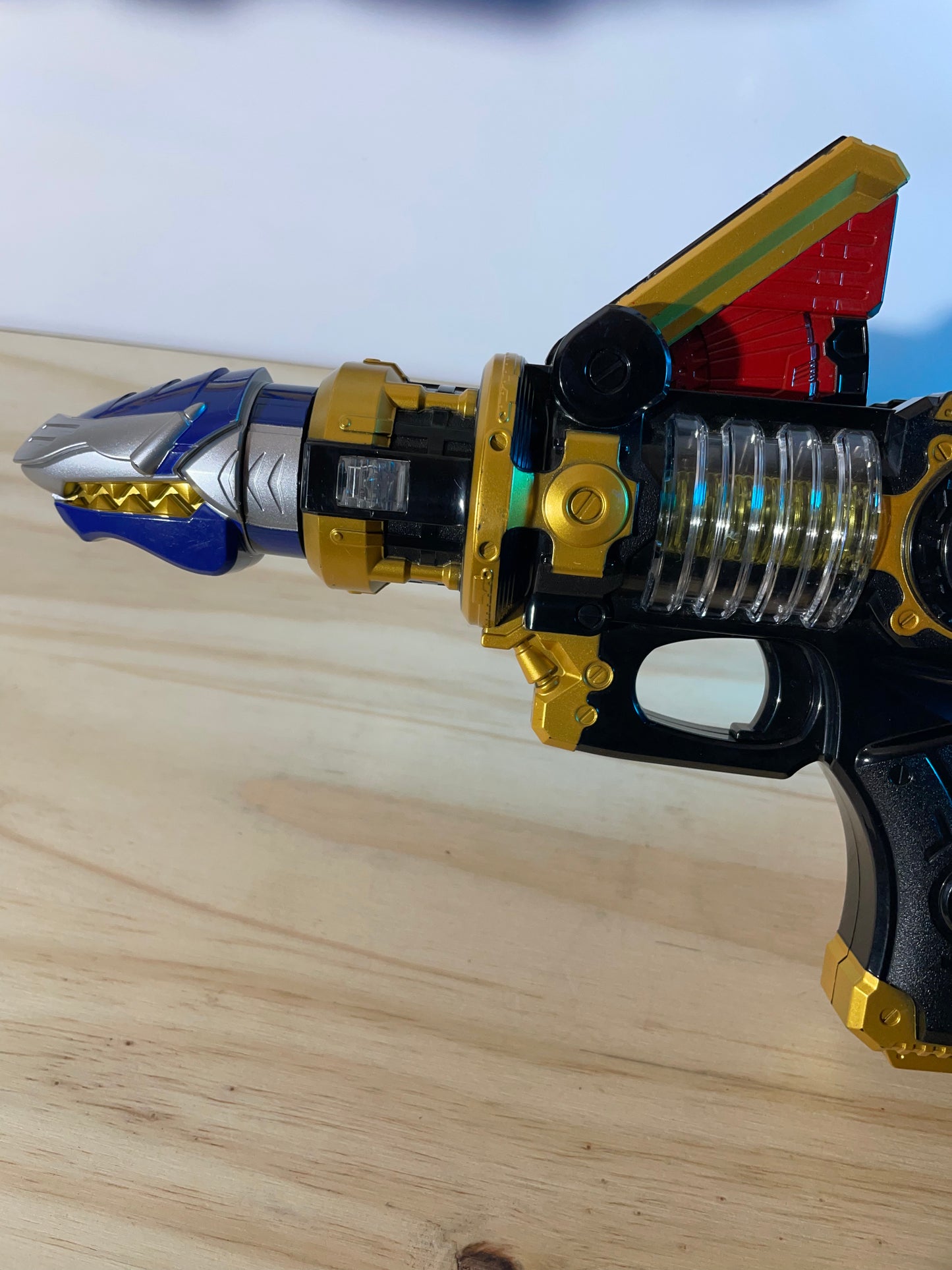 DX TENSOU SENTAI GOSEIGER GOSEI BLASTER & GOSE + VULCAN HEADDER - Power Rangers