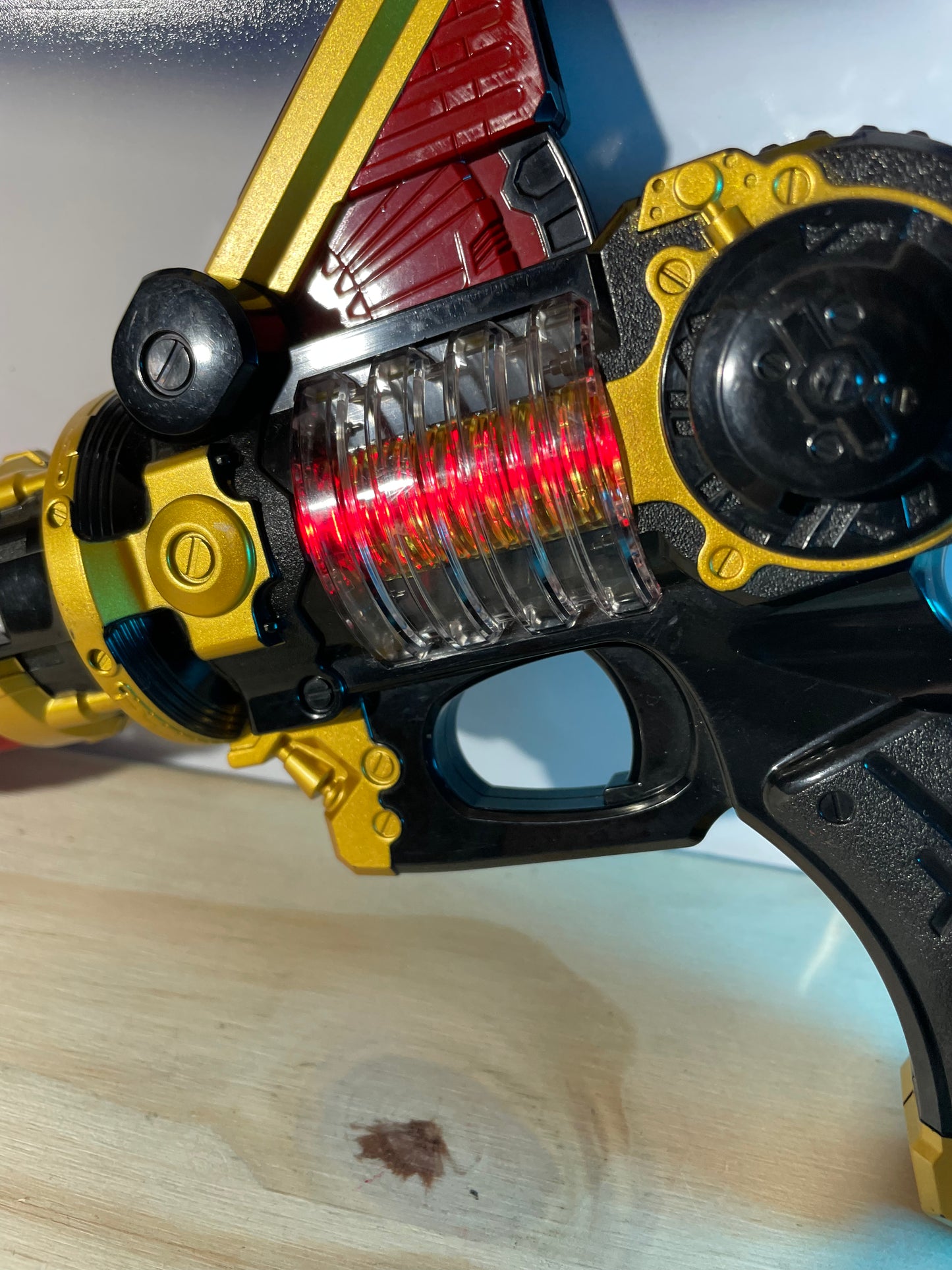 DX TENSOU SENTAI GOSEIGER GOSEI BLASTER & GOSE + VULCAN HEADDER - Power Rangers