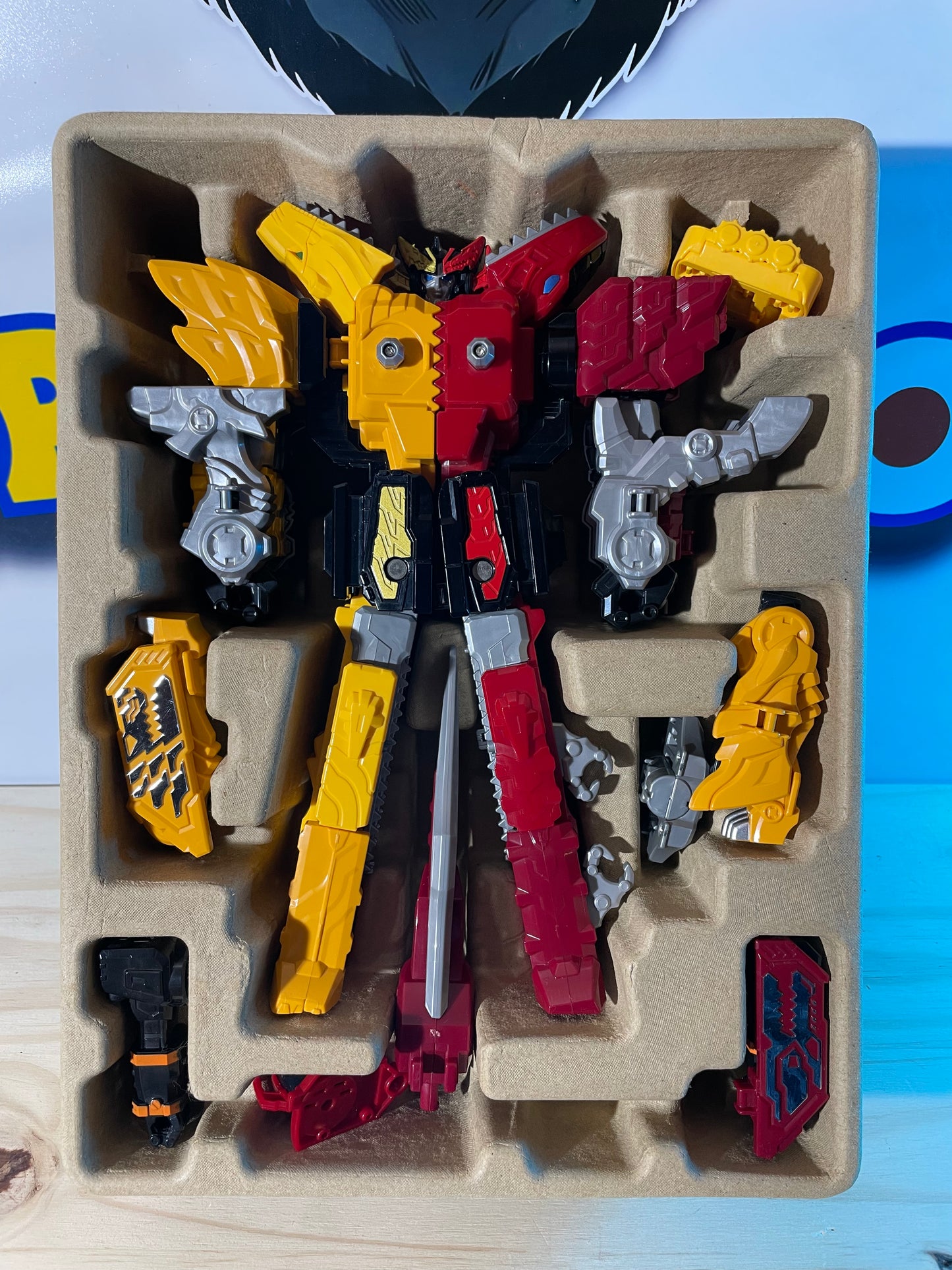 KIKAI SENTAI ZENKAIGER : ZENTAI GATTAI DX ZENKAIOH - JuraGaon Set - Power Rangers