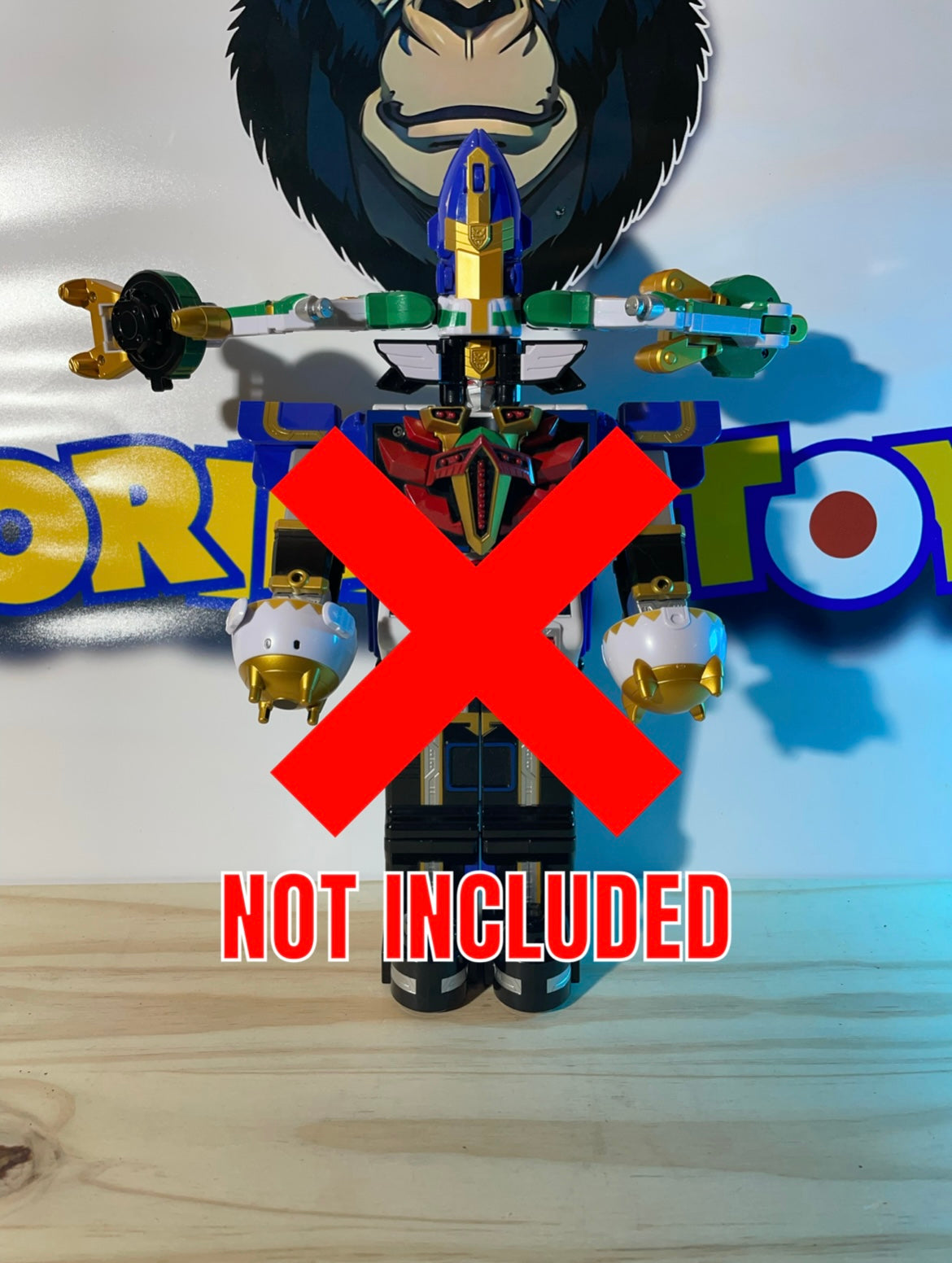 DX TENSOU SENTAI GOSEIGER GOSEI HEADER MYSTIC BROTHER MEGAZORD - Power Rangers