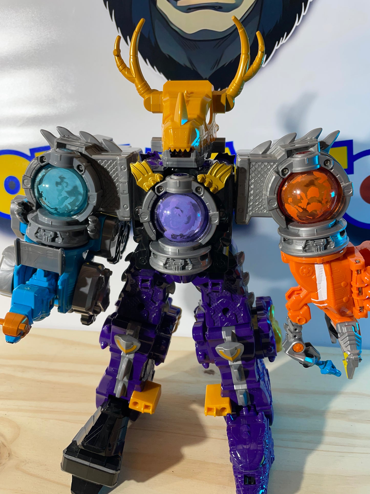 COSMIC FURY KYURANGER DX RYUTEIOH DRAGON MEGAZORD - Power Rangers