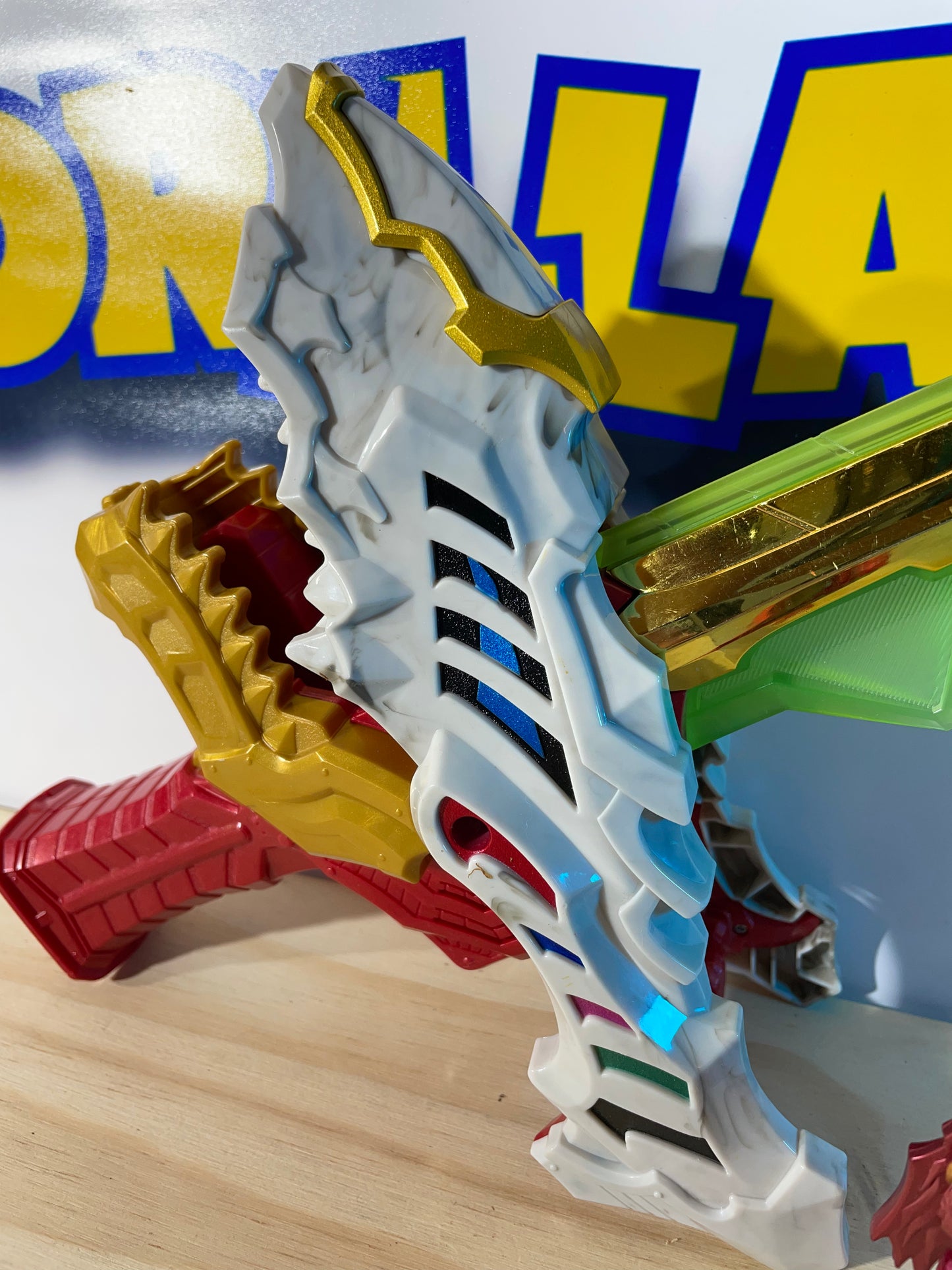 DINO FURY DX RYUSOUL CALIBUR SENTAI - Ryusoul Ken Saber Morpher + Key - Power Rangers