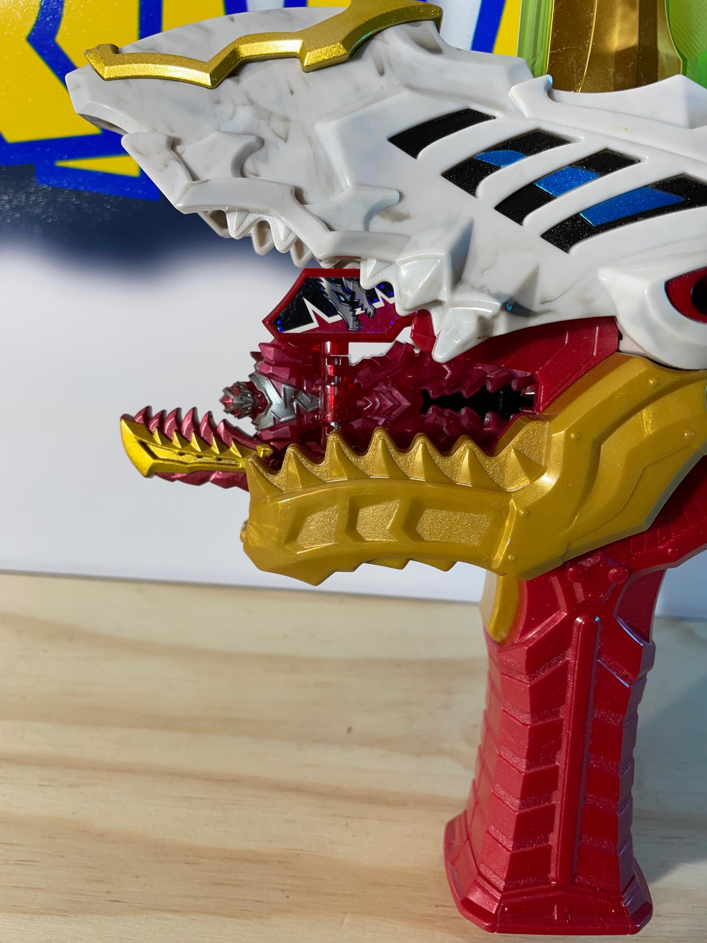 DINO FURY DX RYUSOUL CALIBUR SENTAI - Ryusoul Ken Saber Morpher + Key - Power Rangers