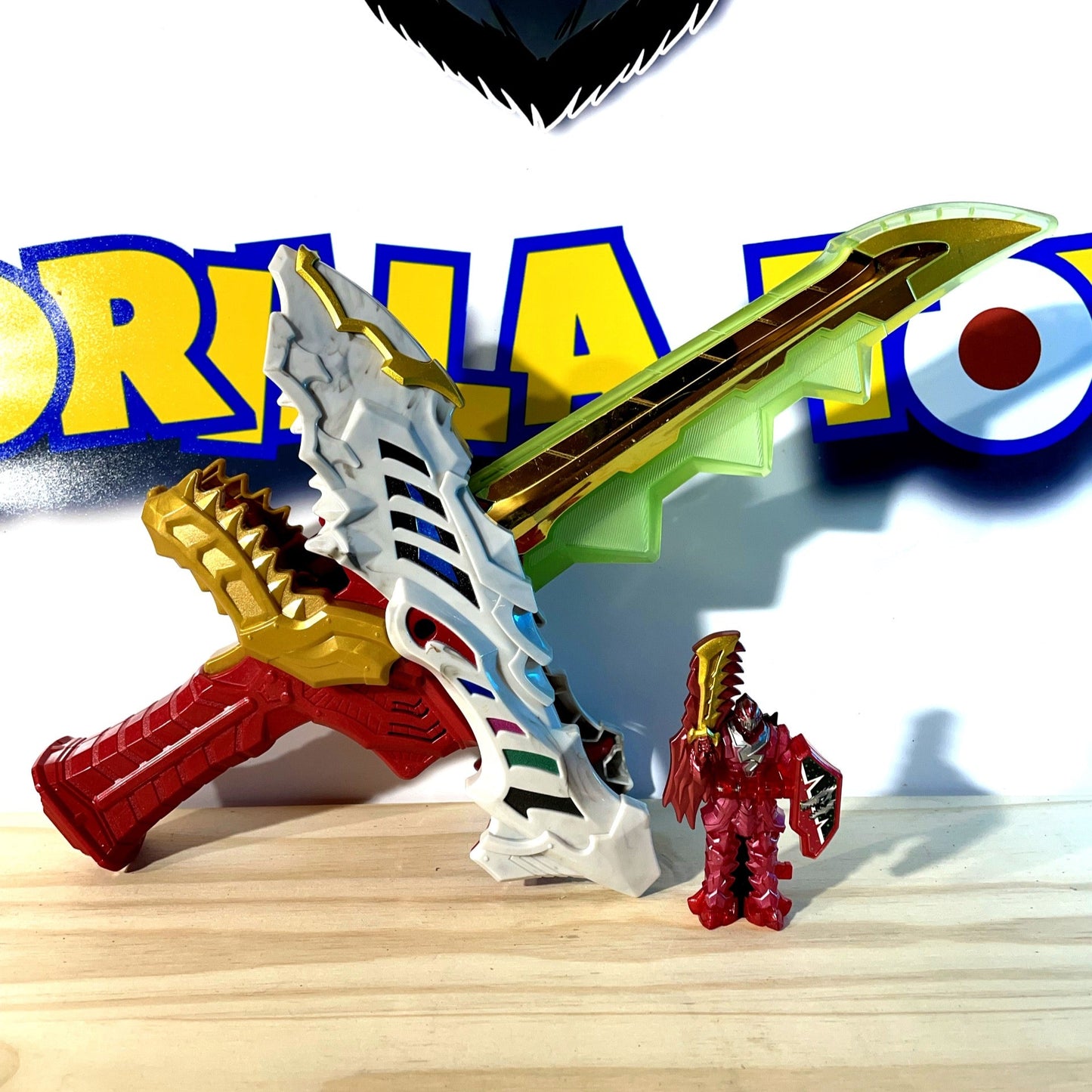 DINO FURY DX RYUSOUL CALIBUR SENTAI - Ryusoul Ken Saber Morpher + Key - Power Rangers