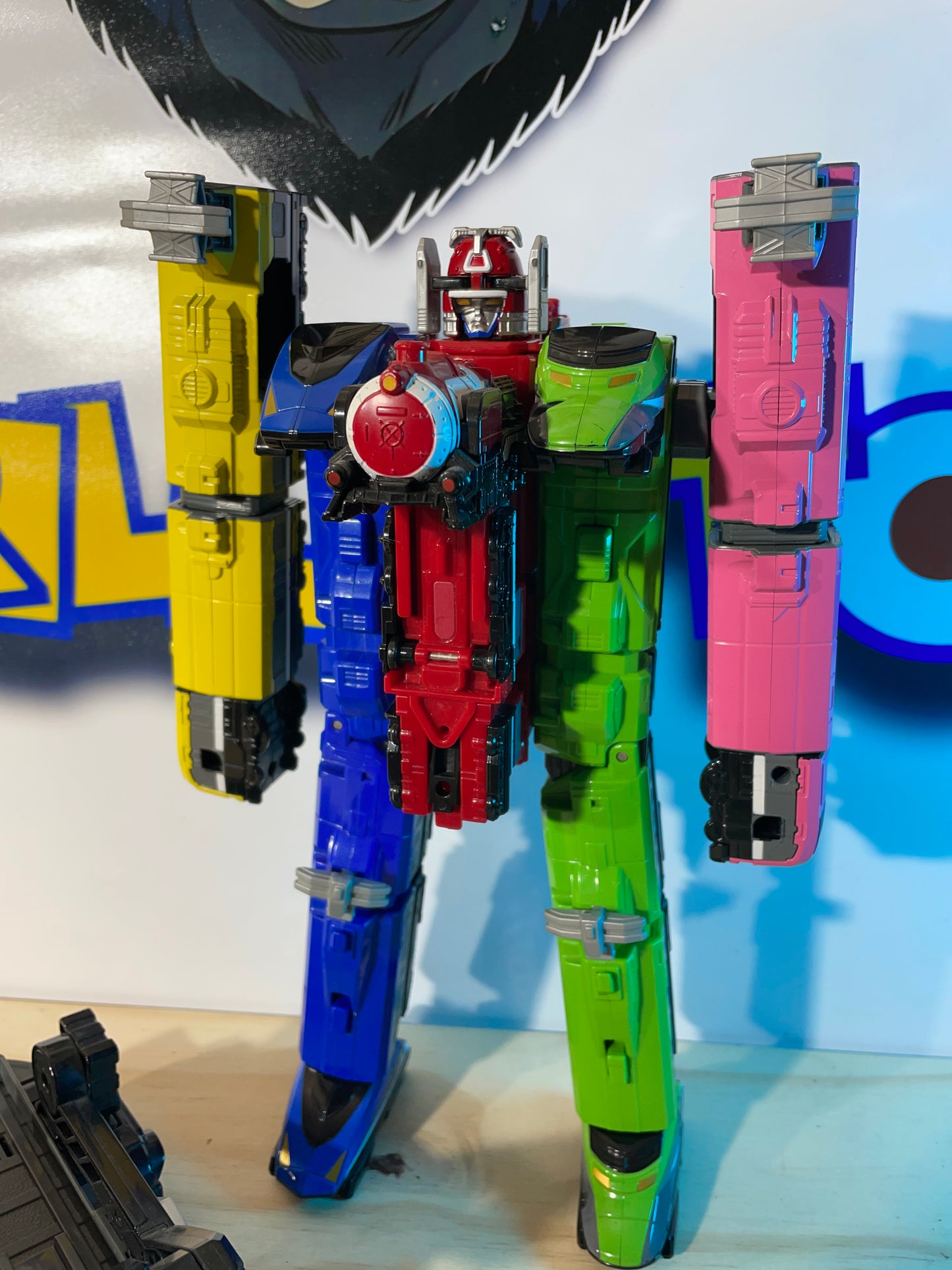 ToQger DX ToQ-Oh RESSHA TRAIN MEGAZORD + CHANGER - Power Rangers