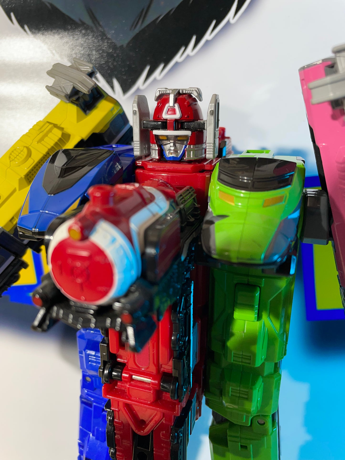 ToQger DX ToQ-Oh RESSHA TRAIN MEGAZORD + CHANGER - Power Rangers