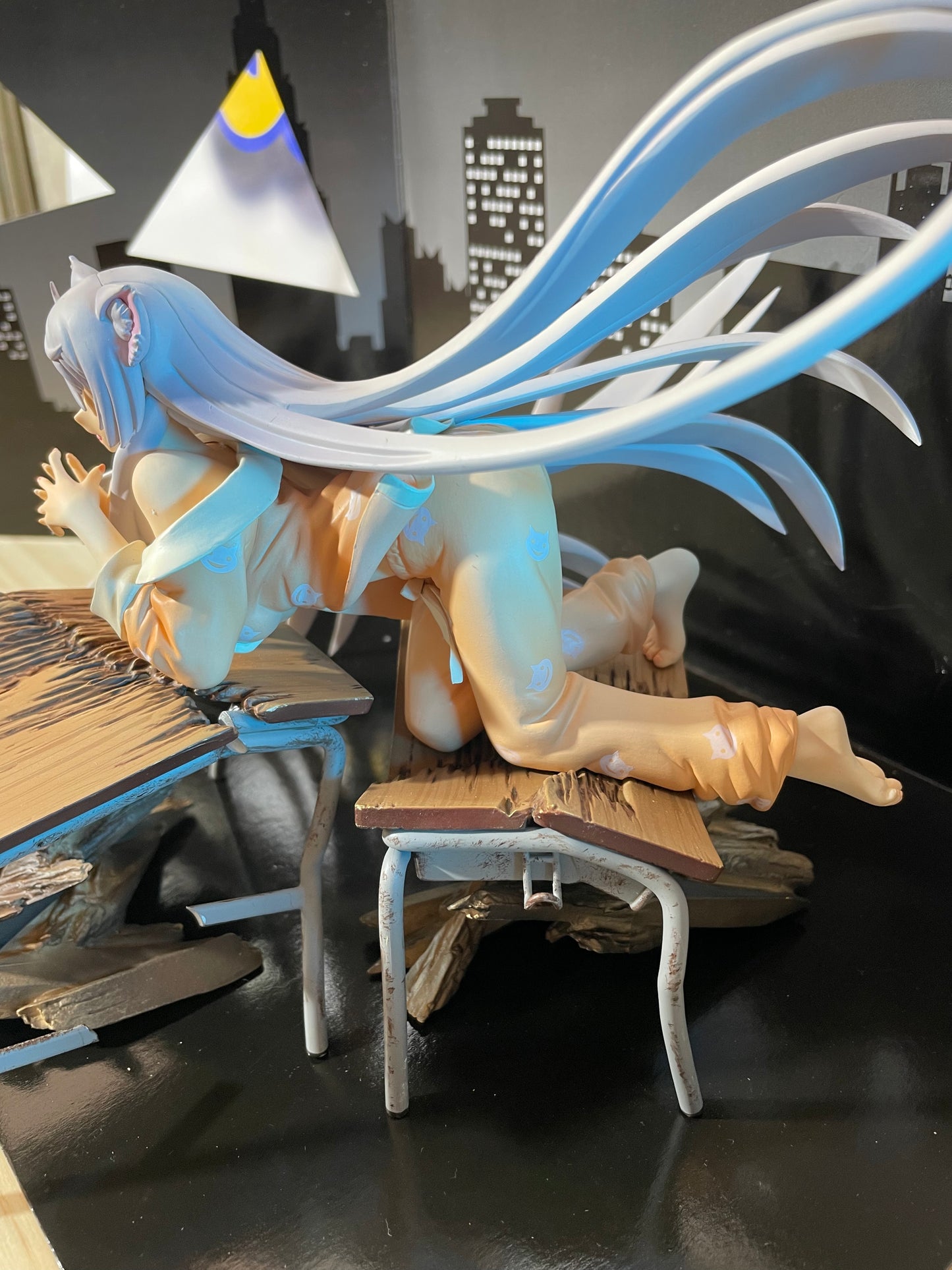 BAKEMONOGATARI BLACK HANEKAWA - Pre-painted Figure - 1/8 scale - KOTOBUKIYA