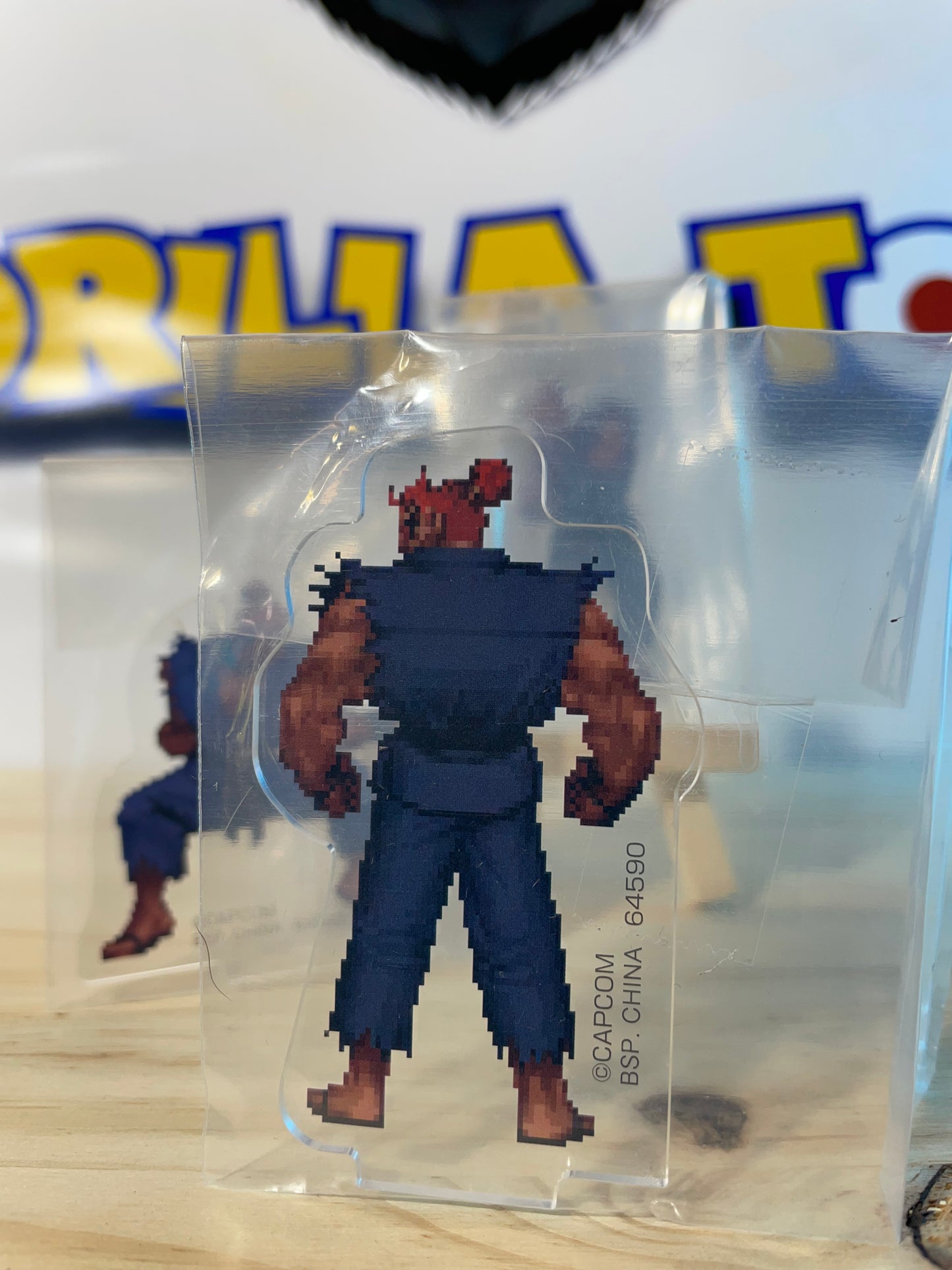 3x GOUKI / AKUMA - Stand Acrylic - Ichiban Kuji G Prize - Street Fighter