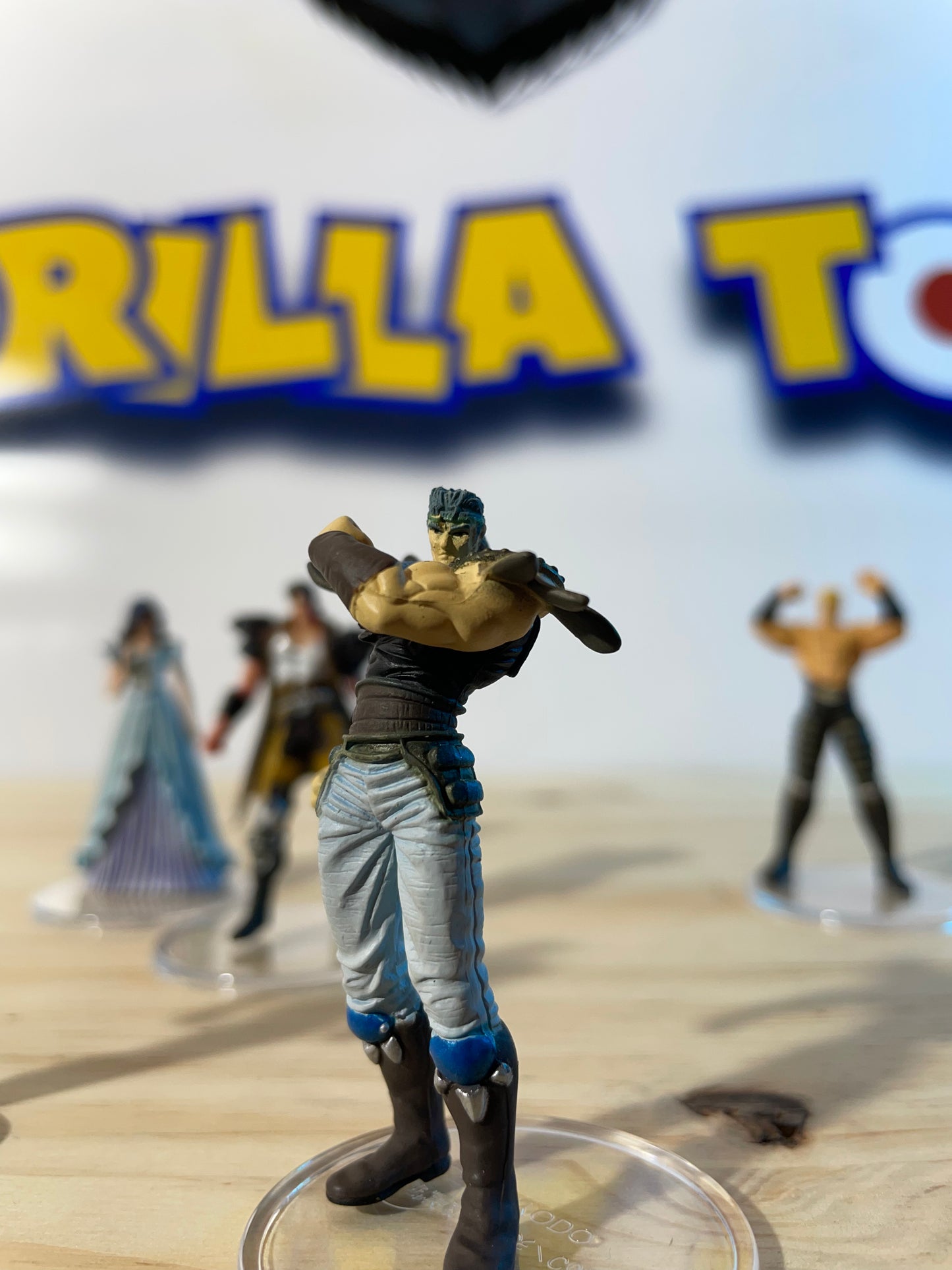 Lot 5x figurines gashapon - Raijin Collection Figure - Ken le survivant - Hokuto No Ken / Fist Of The North Star