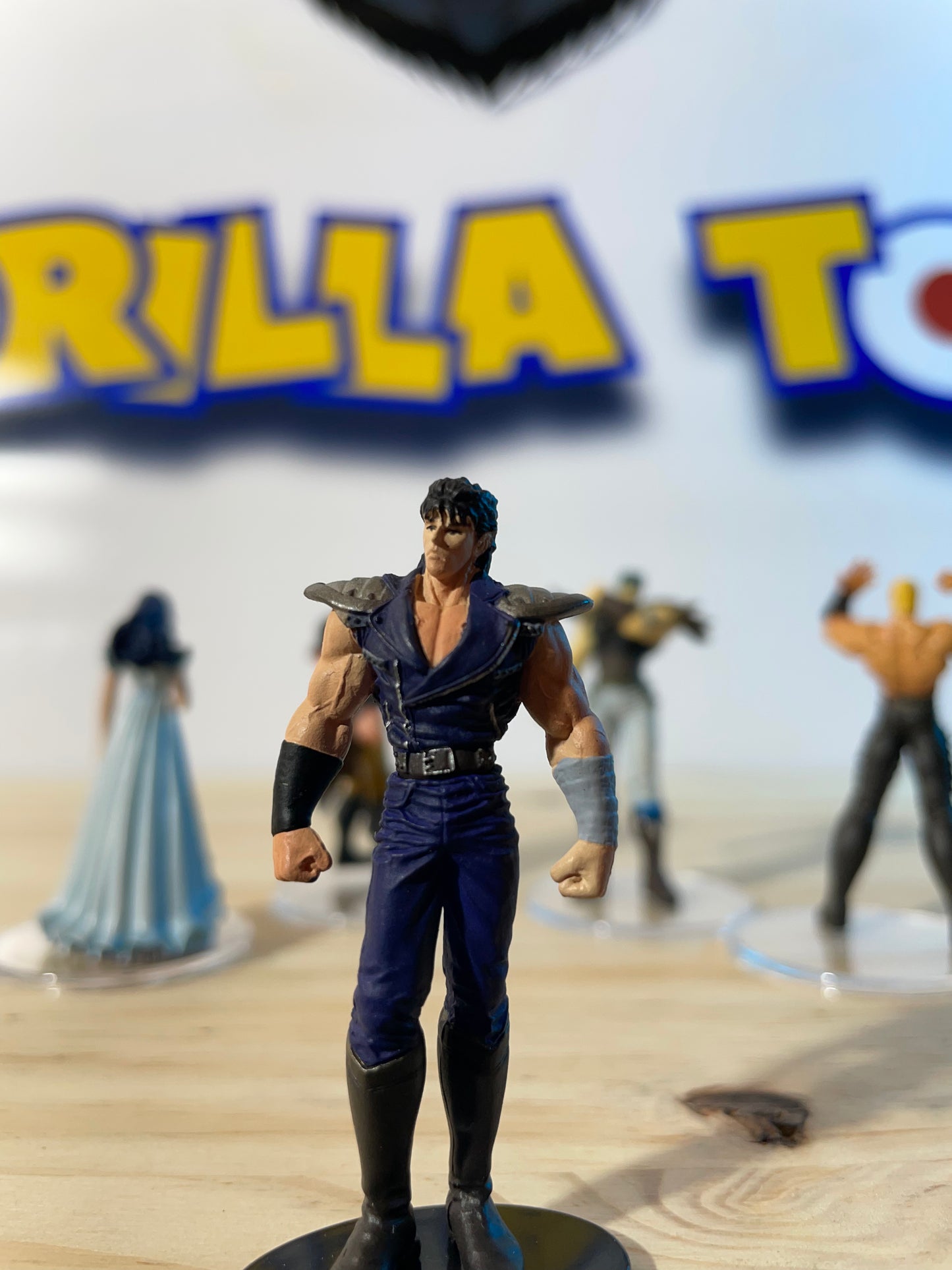 Lot 5x figurines gashapon - Raijin Collection Figure - Ken le survivant - Hokuto No Ken / Fist Of The North Star