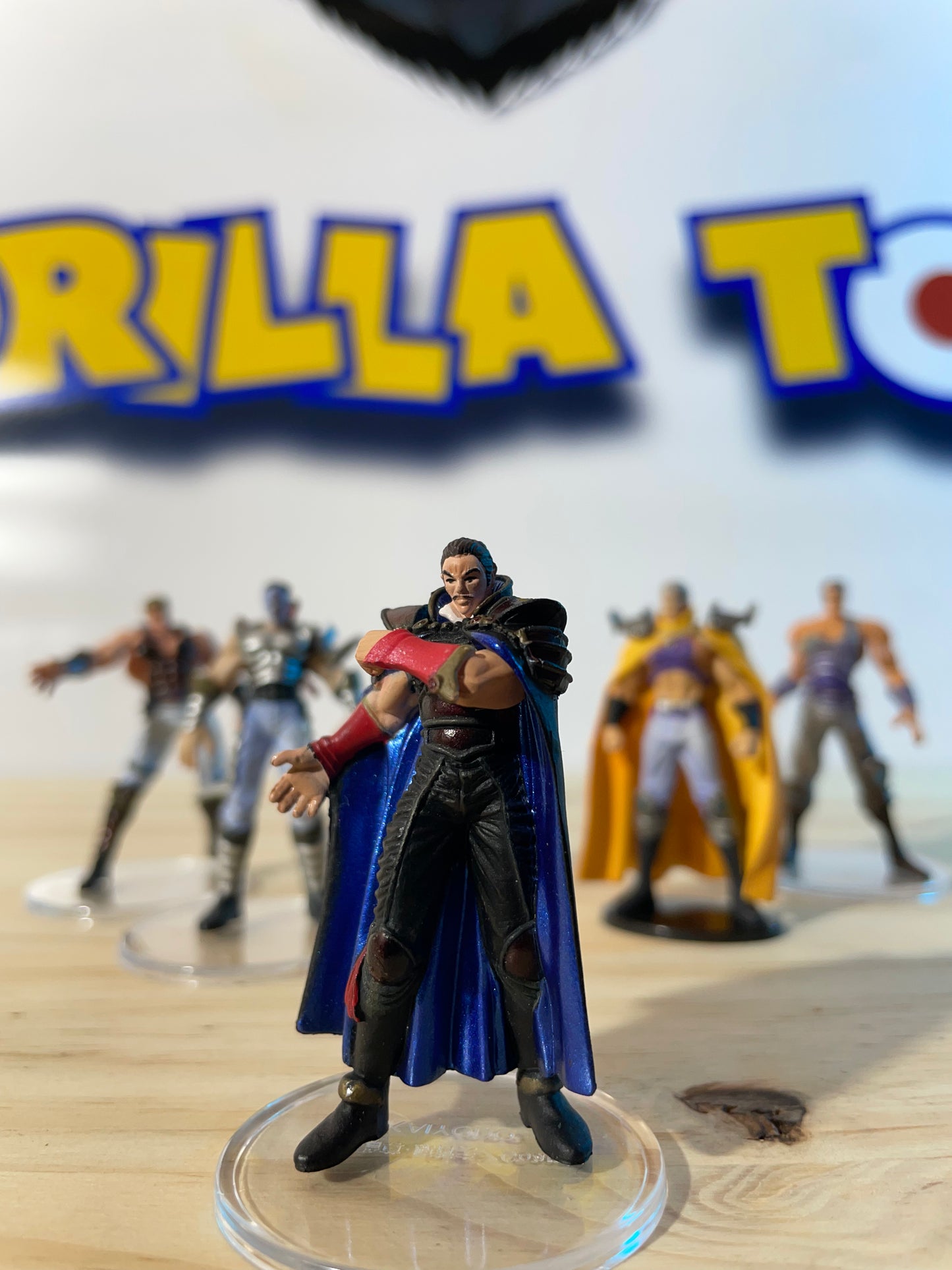 Lot 5x figurines gashapon - Raijin Collection Figure - Ken le survivant - Hokuto No Ken / Fist Of The North Star