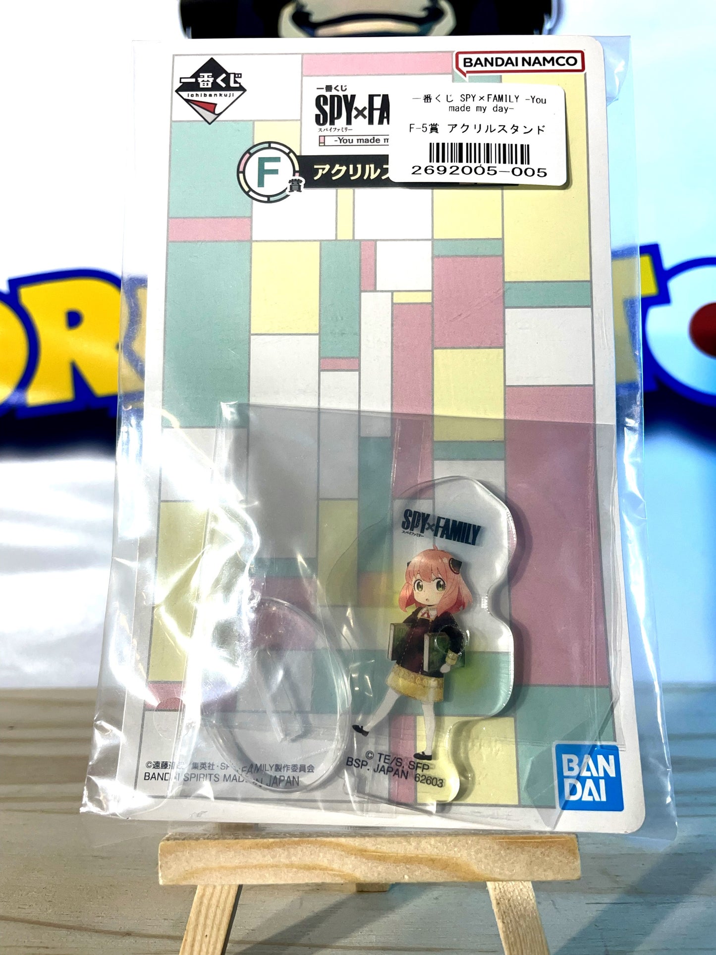 ANYA FORGER - Stand Acrylic - Ichiban Kuji Prize F - Spy x Family
