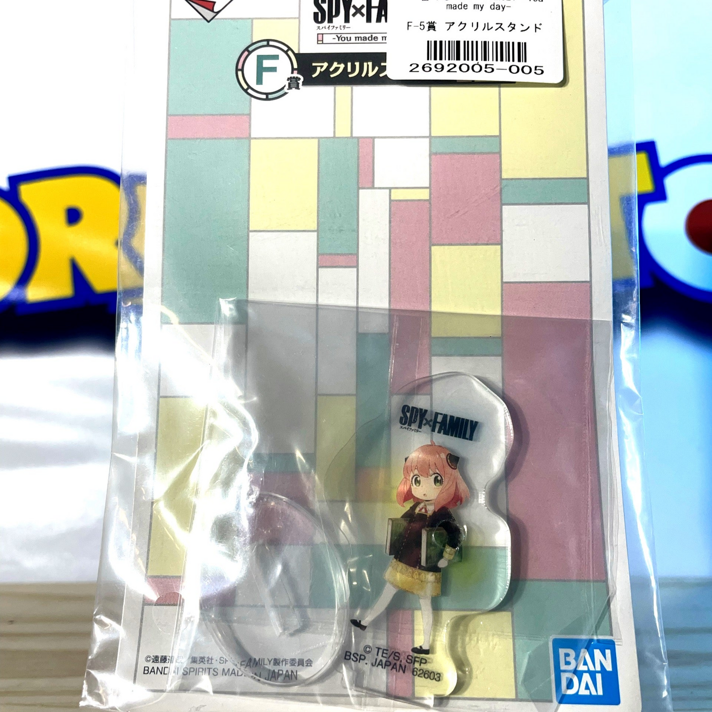ANYA FORGER - Stand Acrylic - Ichiban Kuji Prize F - Spy x Family
