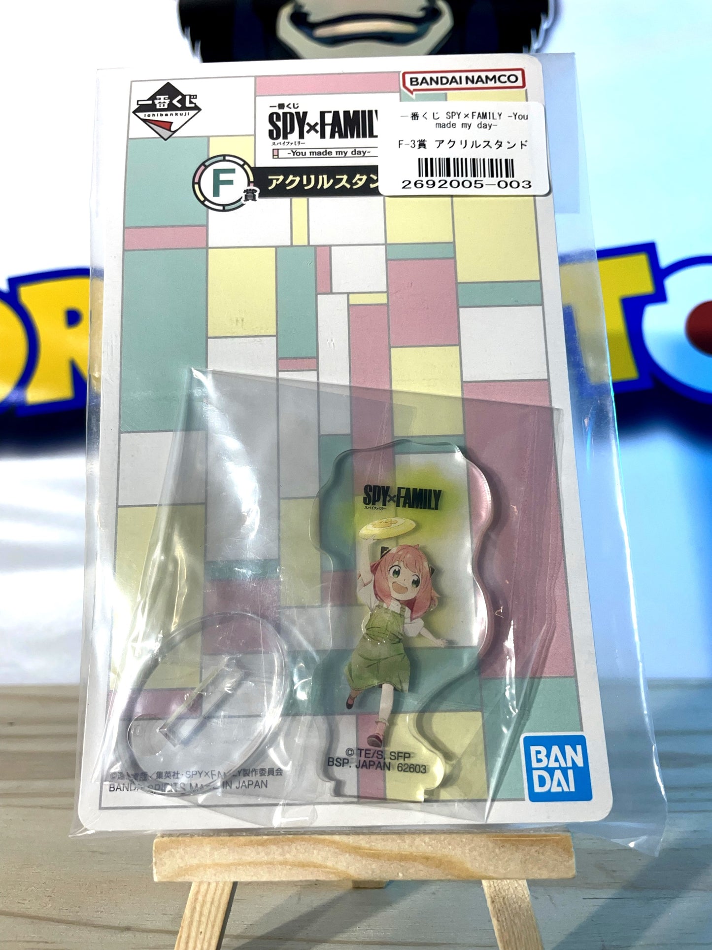 ANYA FORGER FRISBEE - Stand Acrylic - Ichiban Kuji Prize F - Spy x Family