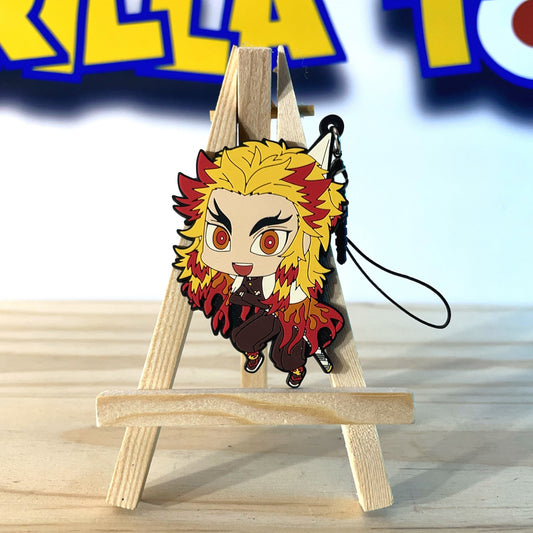 KYOJURO RENGOKU - Rubber Phone Keychain - Demon Slayer / Kimetsu No Yaiba