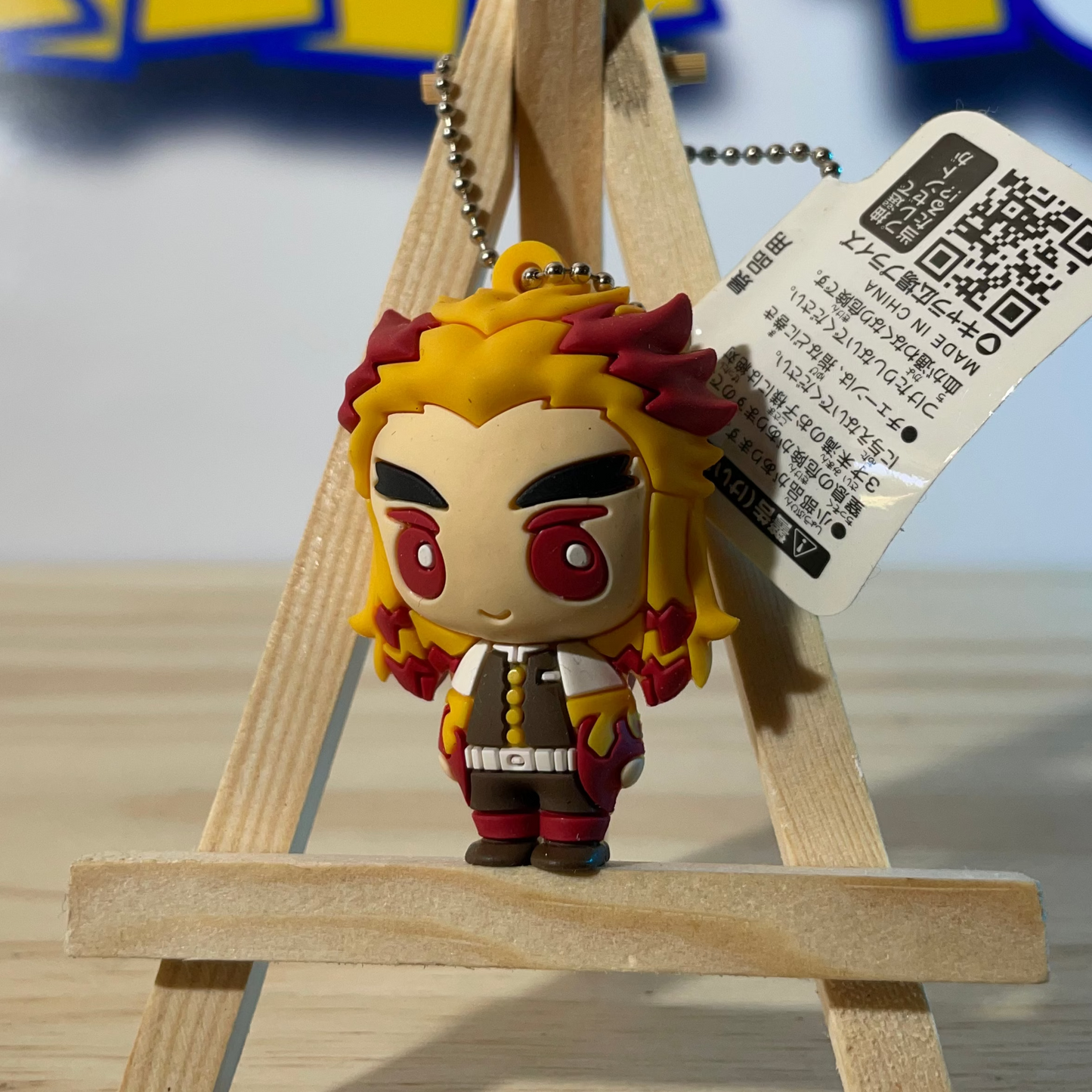 KYOJURO RENGOKU - Rubber Keychain - Demon Slayer / Kimetsu No Yaiba