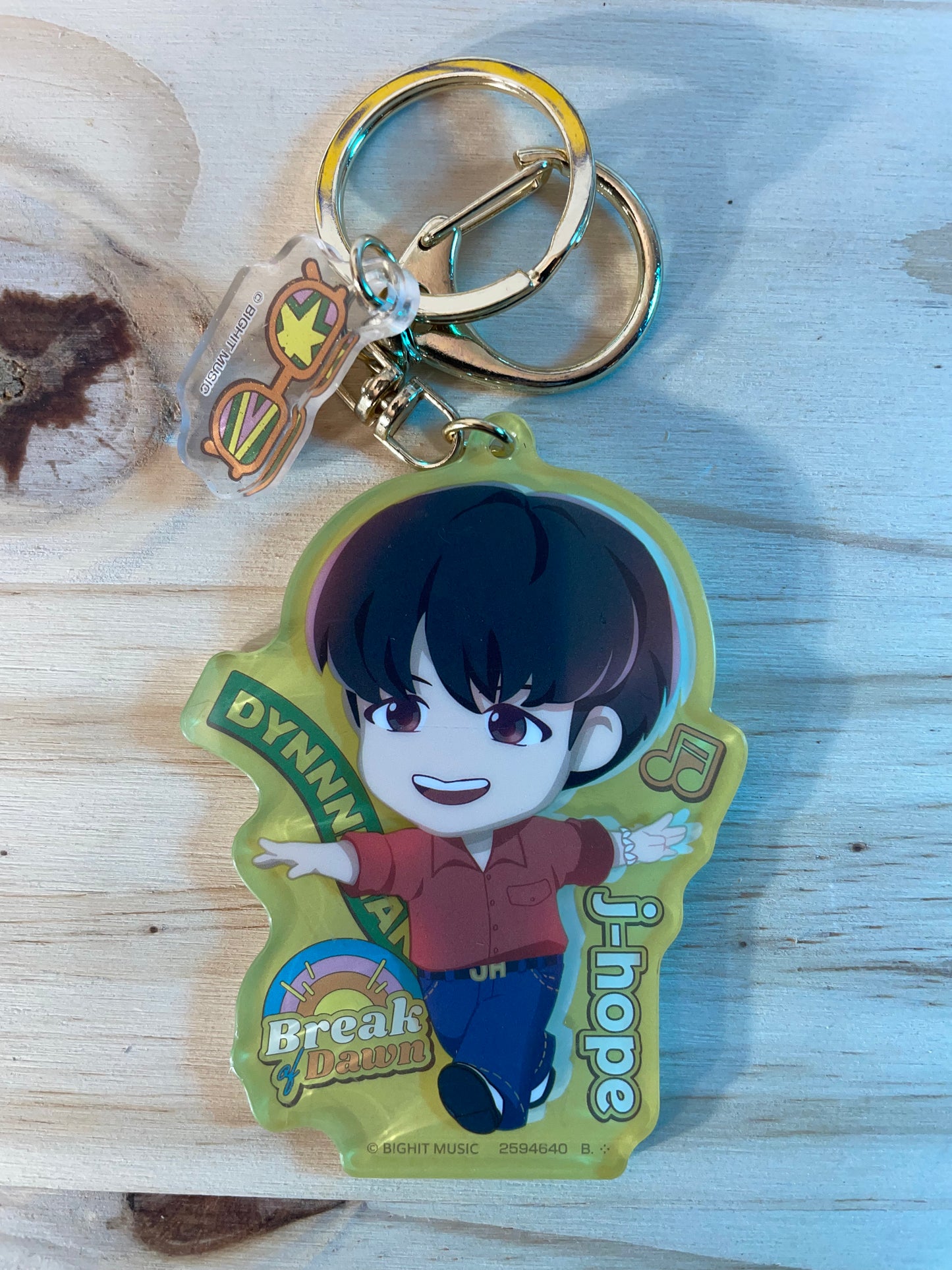 J-HOPE - Tiny Tan - Charm Acrylic Keychain - Kpop - BTS