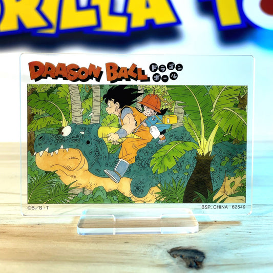 SON GOKU DINO RIDING - Stand Acrylic - Ichiban Kuji - Dragon Ball Z