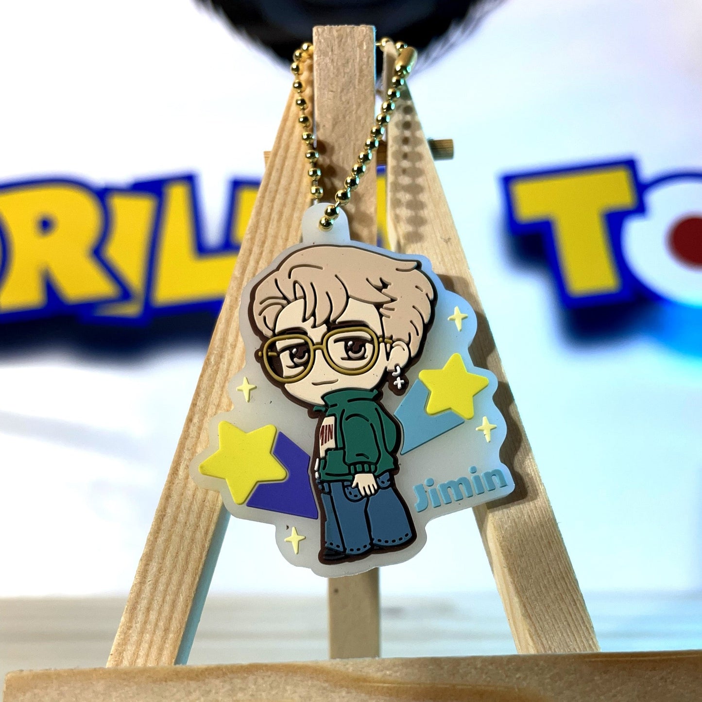 JIMIN - Tiny Tan - Rubber Keychain - Kpop - BTS