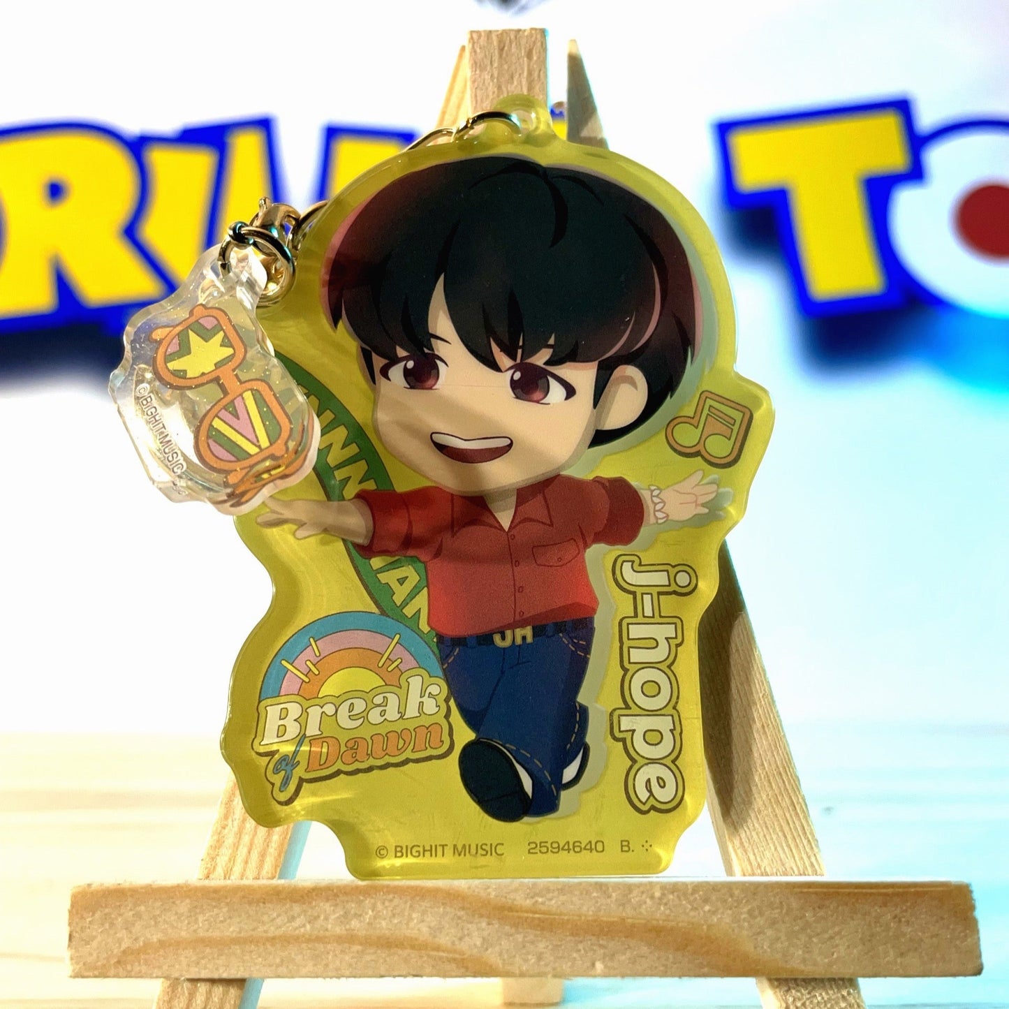 J-HOPE - Tiny Tan - Charm Acrylic Keychain - Kpop - BTS