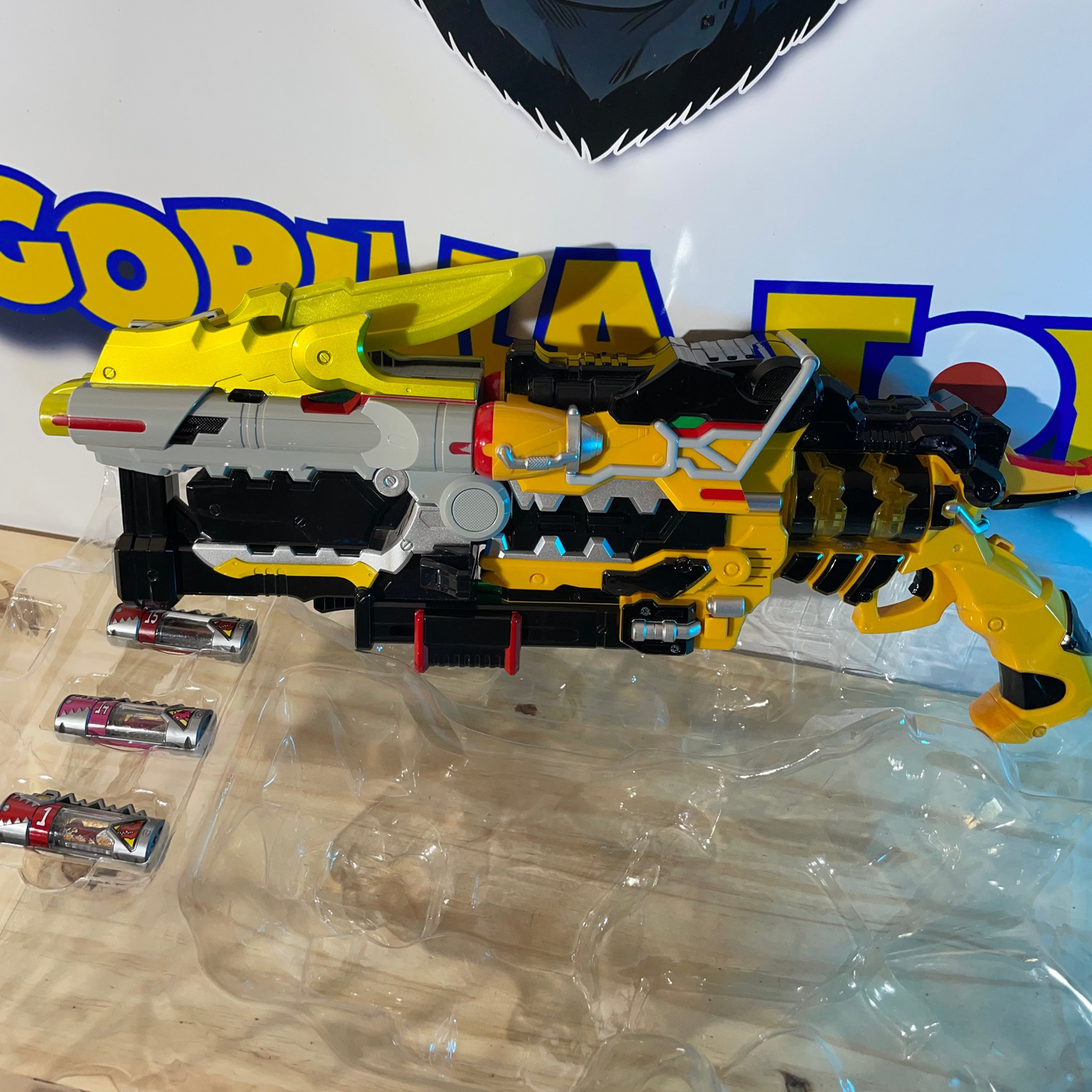 Kyoryuger DX T-Rex Gaburivolver & Dino Charge Gabrialibur Saber Morpher - Power Rangers
