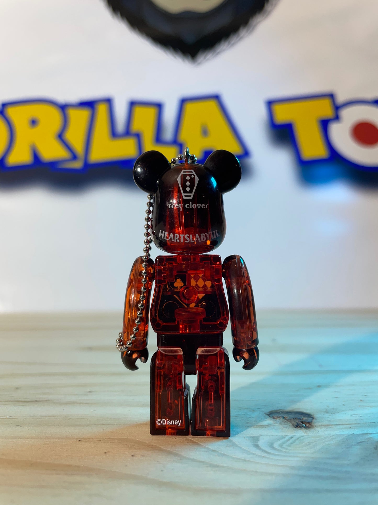BEARBRICK TREY CLOVER - Heartslabyul Trèfle - Twisted Wonderland