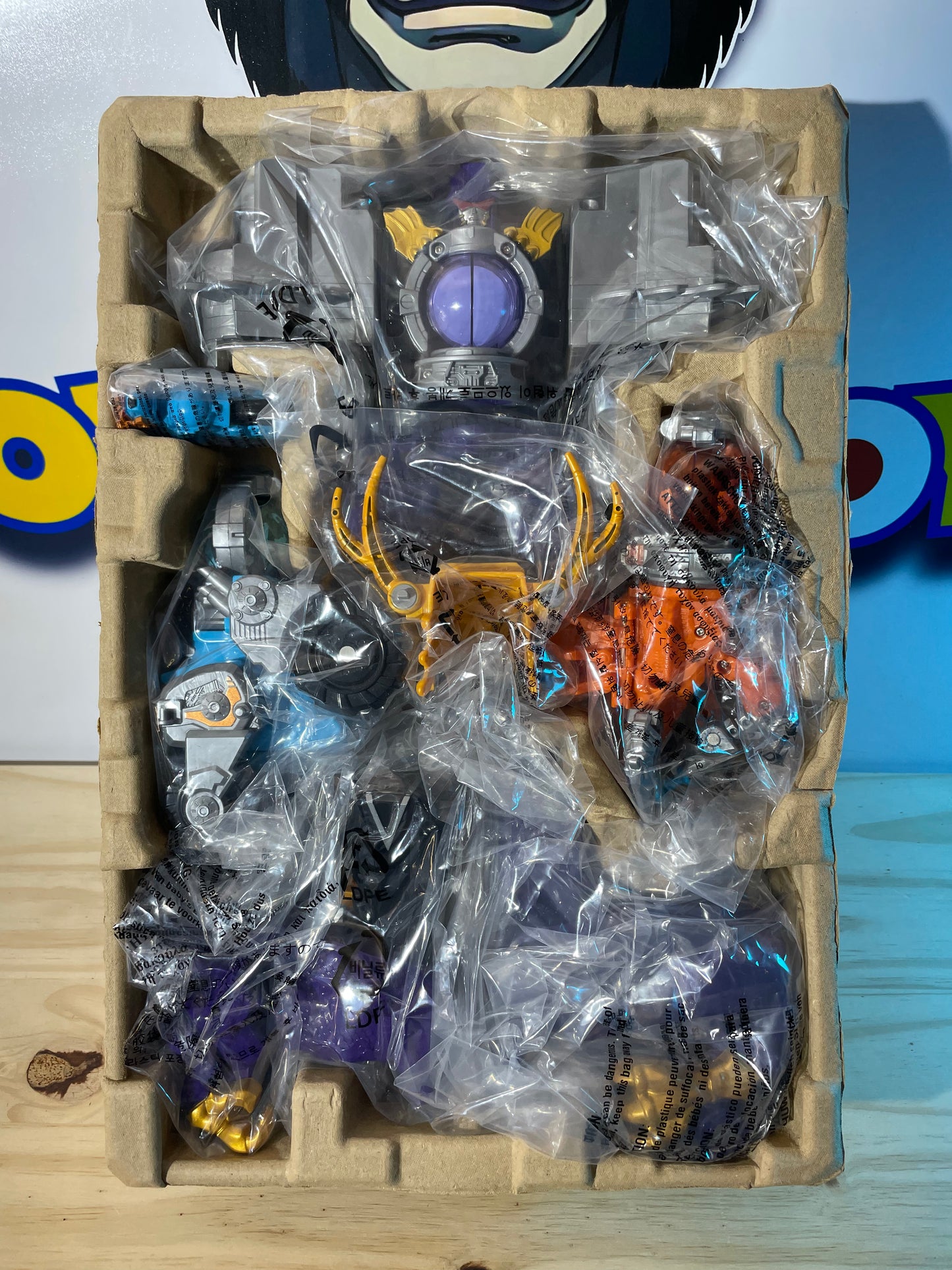 COSMIC FURY KYURANGER DX RYUTEIOH DRAGON MEGAZORD - Power Rangers
