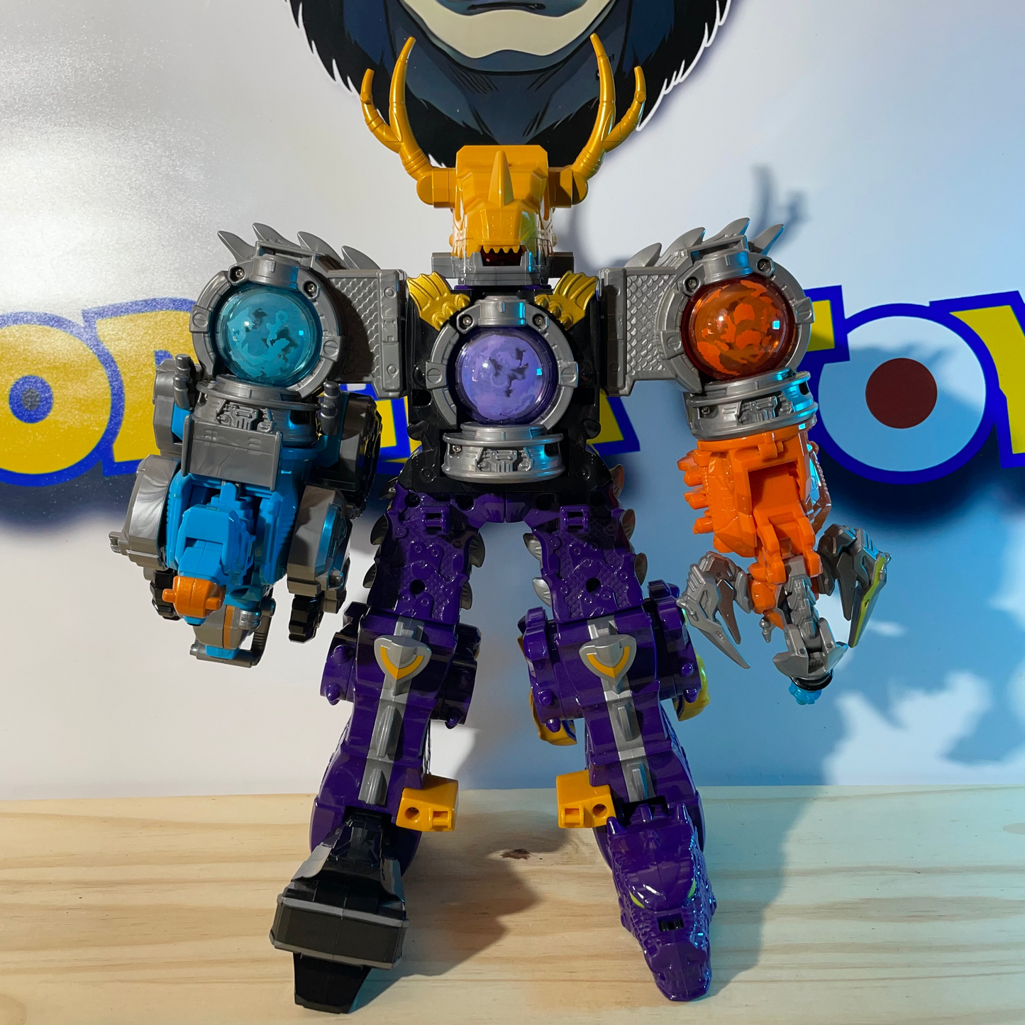 COSMIC FURY KYURANGER DX RYUTEIOH DRAGON MEGAZORD - Power Rangers