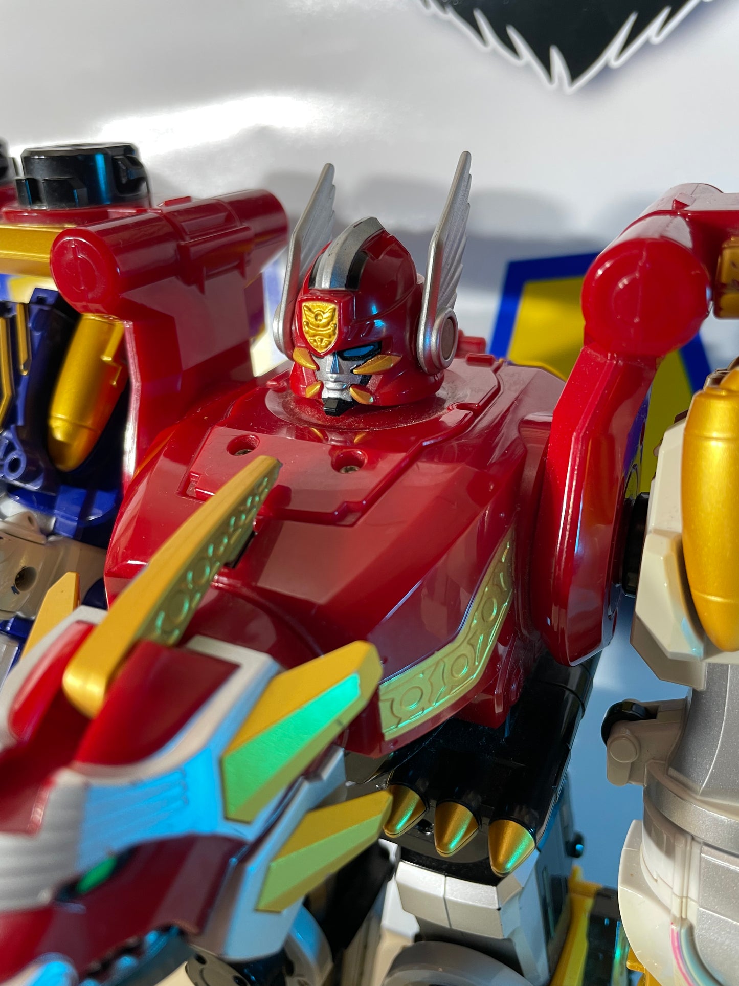 MEGA FORCE DX GOSEI GREAT MEGAZORD - Goseiger Header Robot - Power Rangers