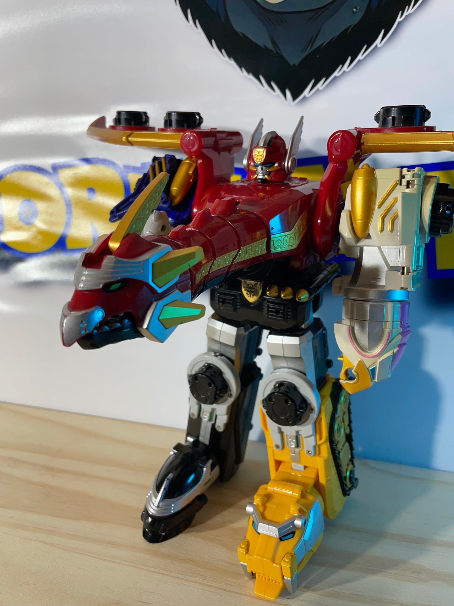 MEGA FORCE DX GOSEI GREAT MEGAZORD - Goseiger Header Robot - Power Rangers