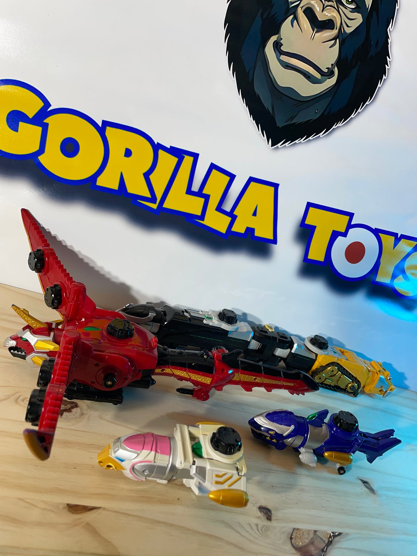 MEGA FORCE DX GOSEI GREAT MEGAZORD - Goseiger Header Robot - Power Rangers
