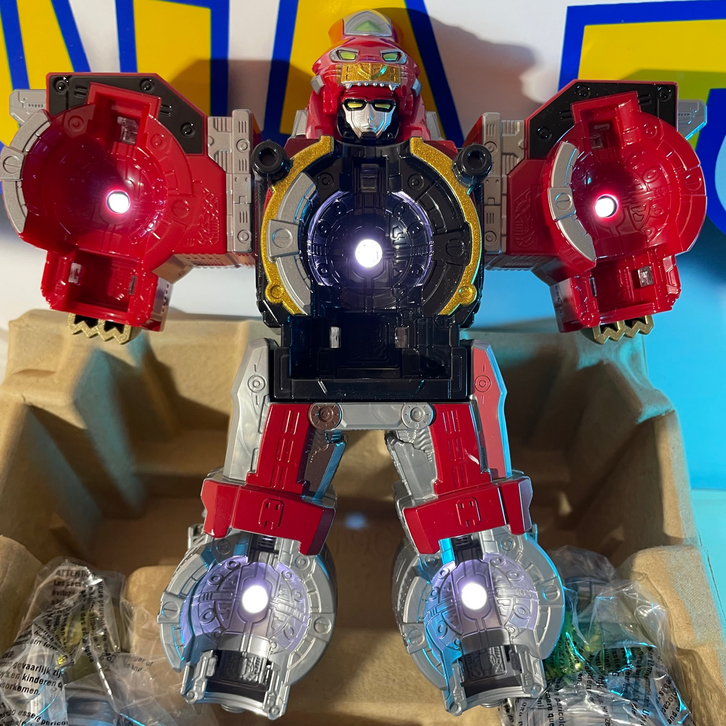 BUNDLE DX RYUTEIOH KYUTAMA MEGAZORD + SEIZA BKASTER - Uchu Sentai Kyuranger - Power Rangers