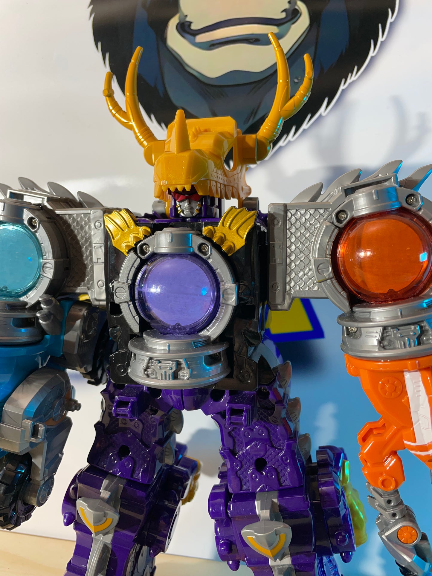 COSMIC FURY KYURANGER DX RYUTEIOH DRAGON MEGAZORD - Power Rangers