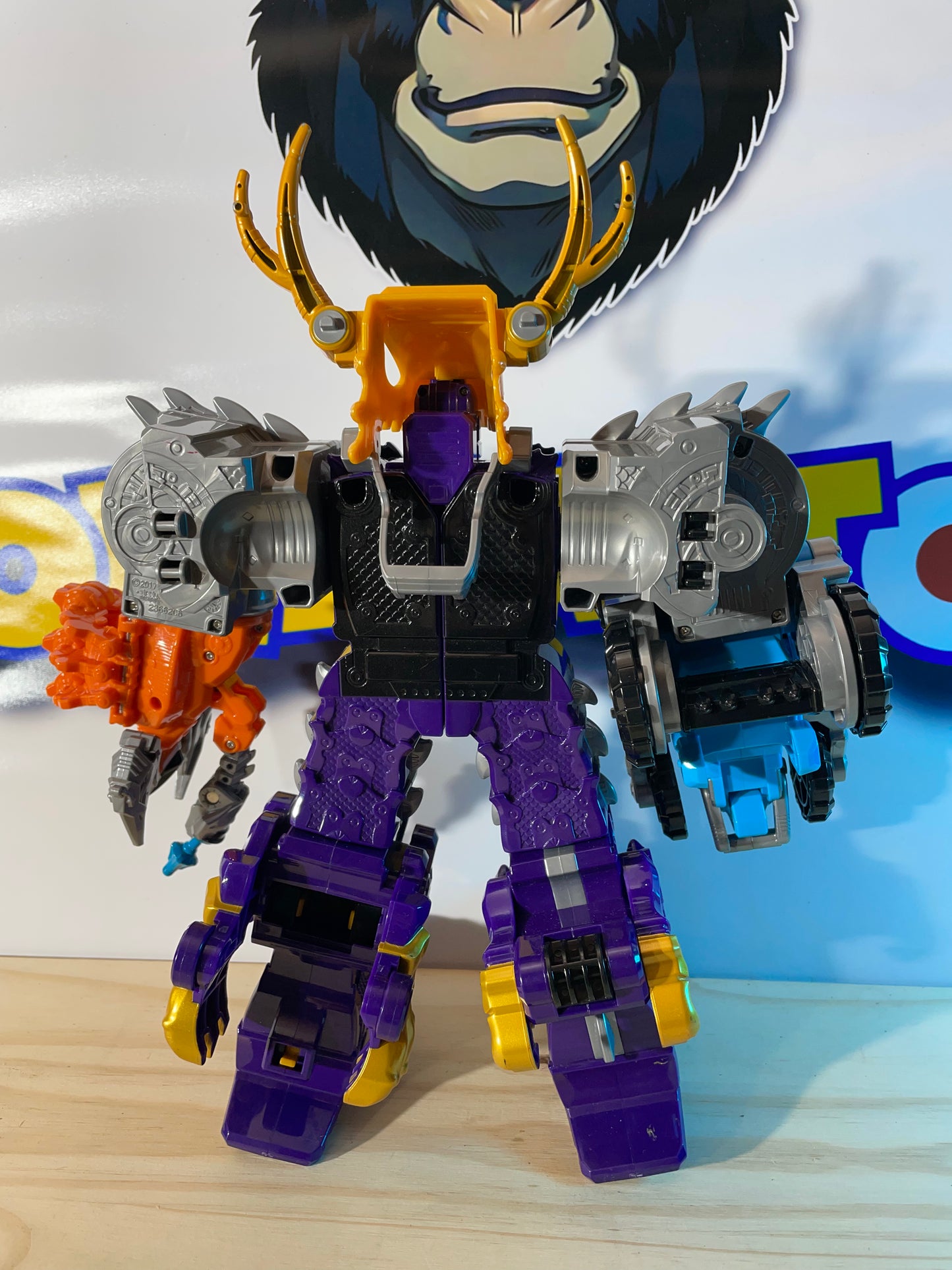 COSMIC FURY KYURANGER DX RYUTEIOH DRAGON MEGAZORD - Power Rangers