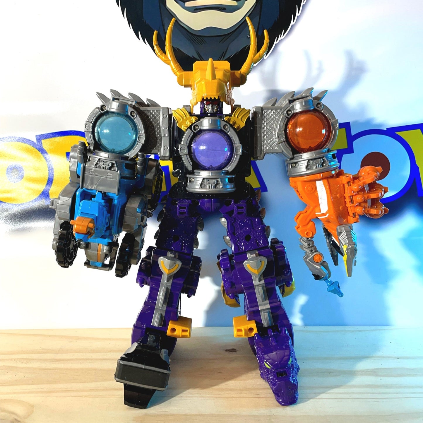 COSMIC FURY KYURANGER DX RYUTEIOH DRAGON MEGAZORD - Power Rangers