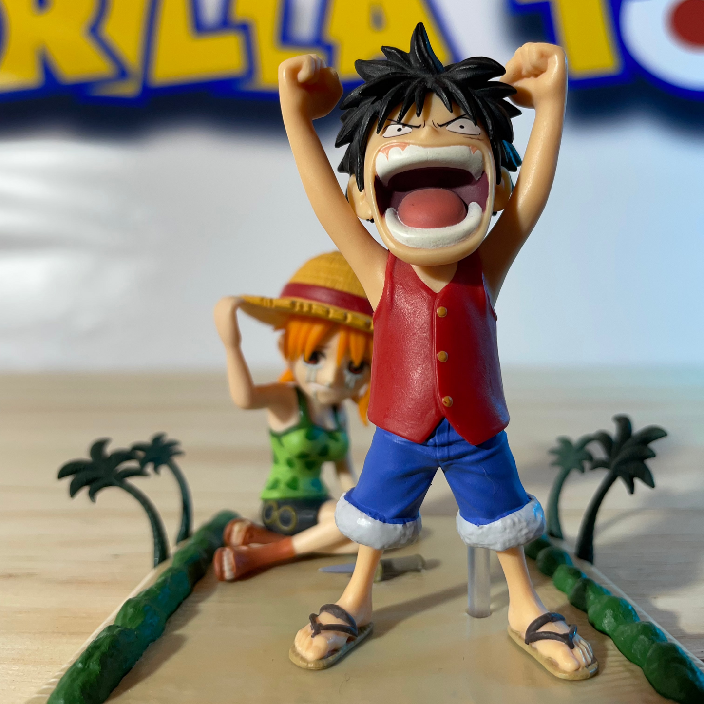 MONKEY D. LUFFY & NAMI - World Collectable Log Stories WCF - One Piece