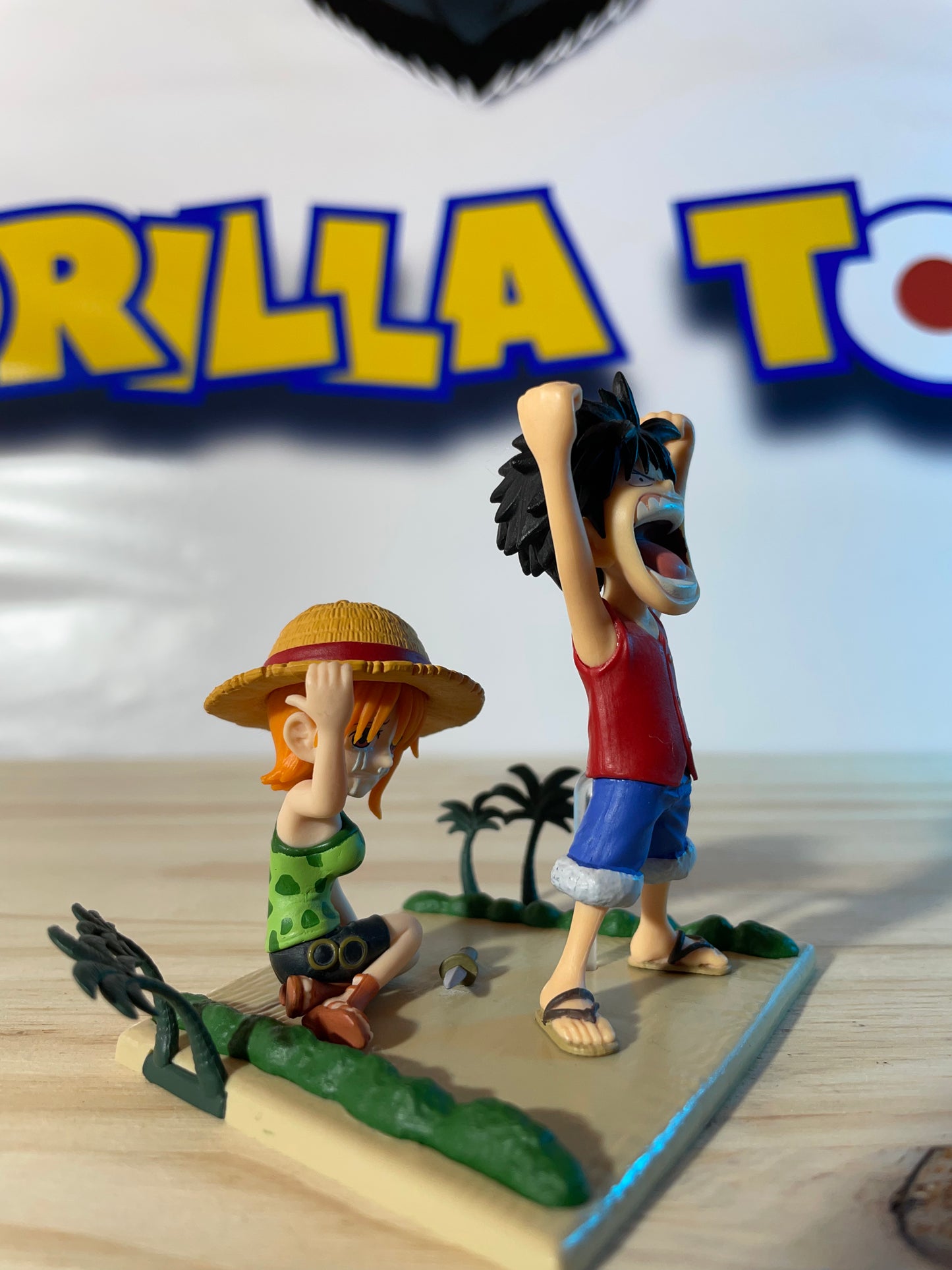 MONKEY D. LUFFY & NAMI - World Collectable Log Stories WCF - One Piece