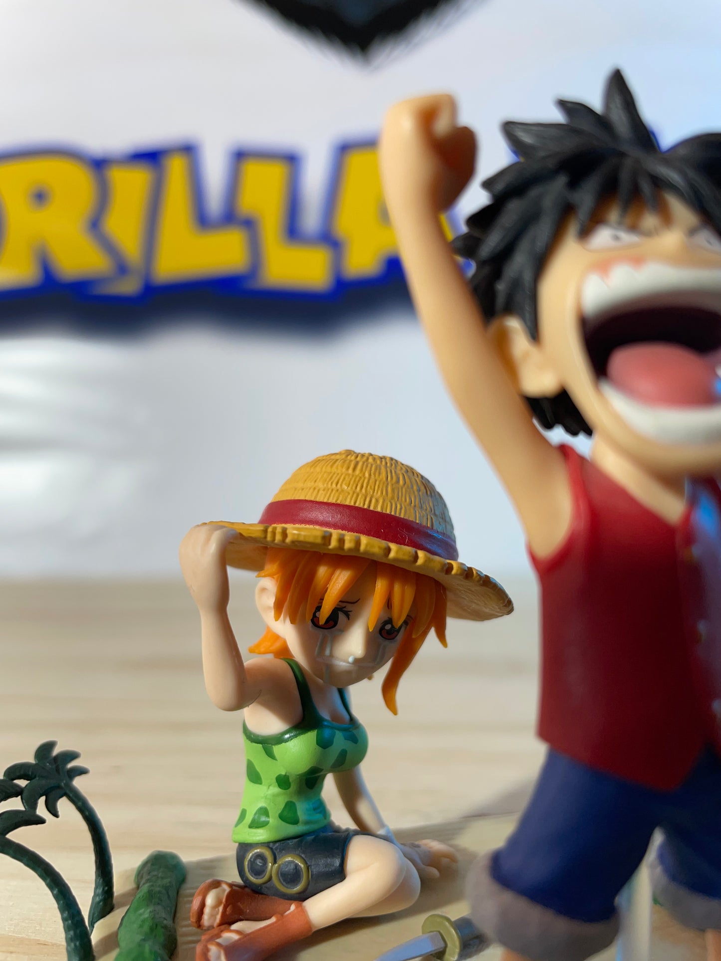 MONKEY D. LUFFY & NAMI - World Collectable Log Stories WCF - One Piece