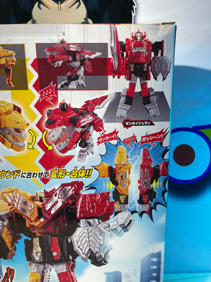 KIKAI SENTAI ZENKAIGER : ZENTAI GATTAI DX ZENKAIOH - JuraGaon Set - Power Rangers