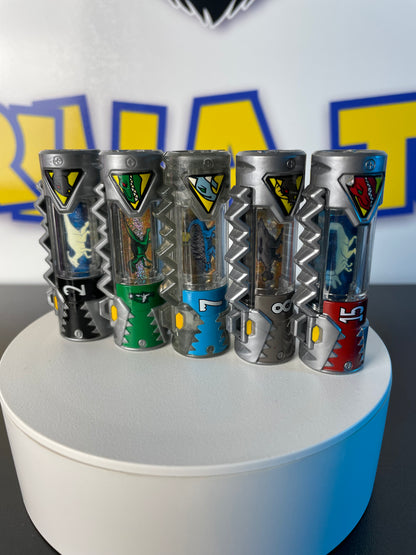 LOT 5x ZYDENCHI / ENERGEMS - Power Rangers