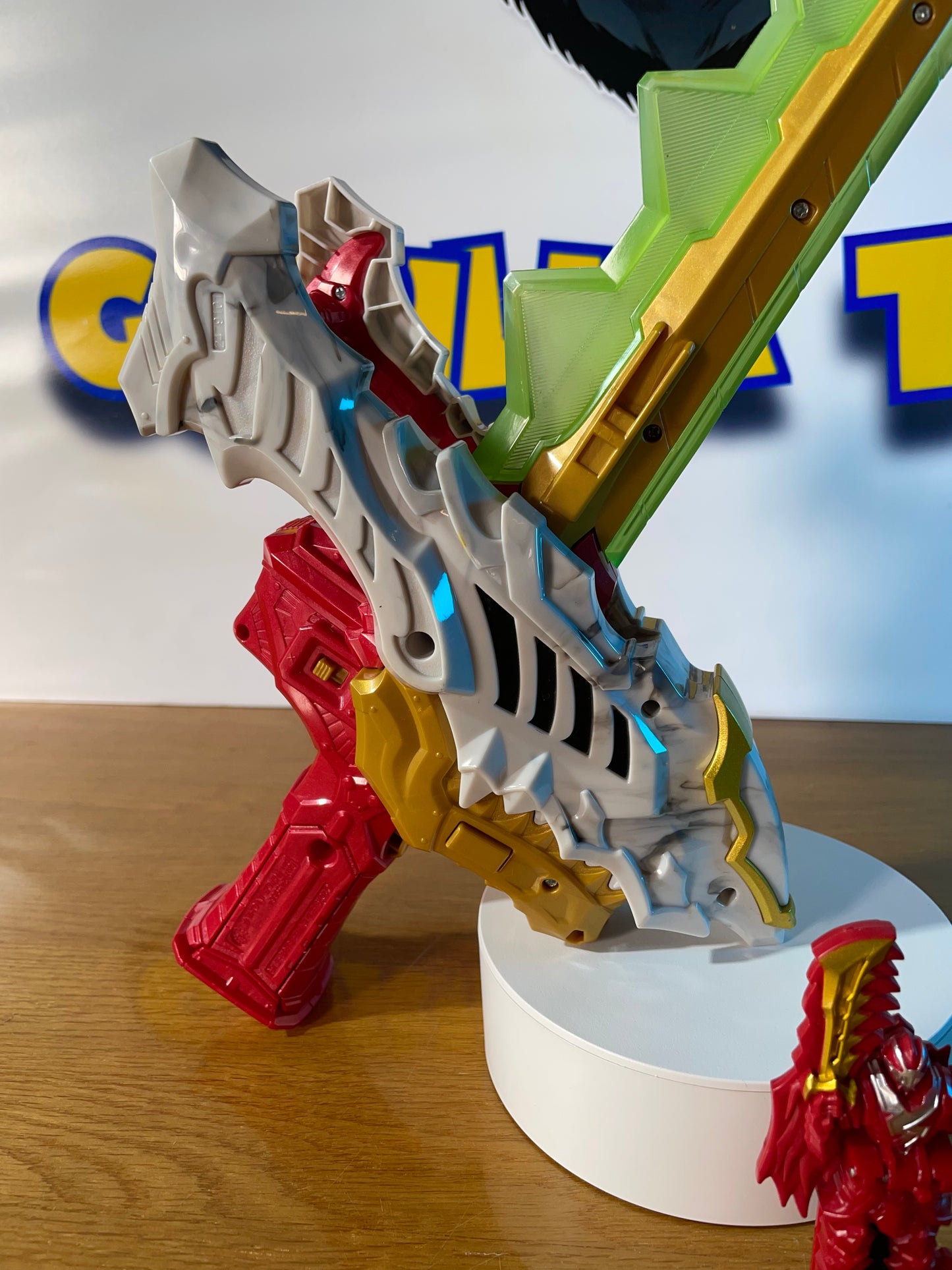 DINO FURY DX RYUSOUL CALIBUR - Sentai Ryusoul Ken Saber Morpher + Key - Power Rangers