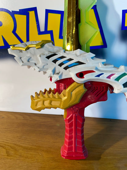 DINO FURY DX RYUSOUL CALIBUR - Sentai Ryusoul Ken Saber Morpher + Key - Power Rangers