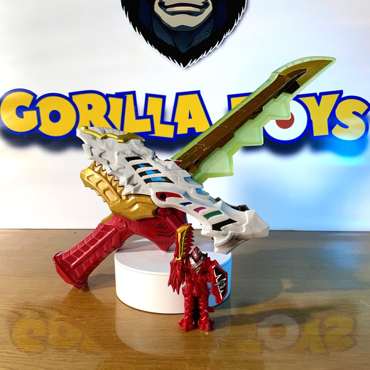 DINO FURY DX RYUSOUL CALIBUR - Sentai Ryusoul Ken Saber Morpher + Key - Power Rangers